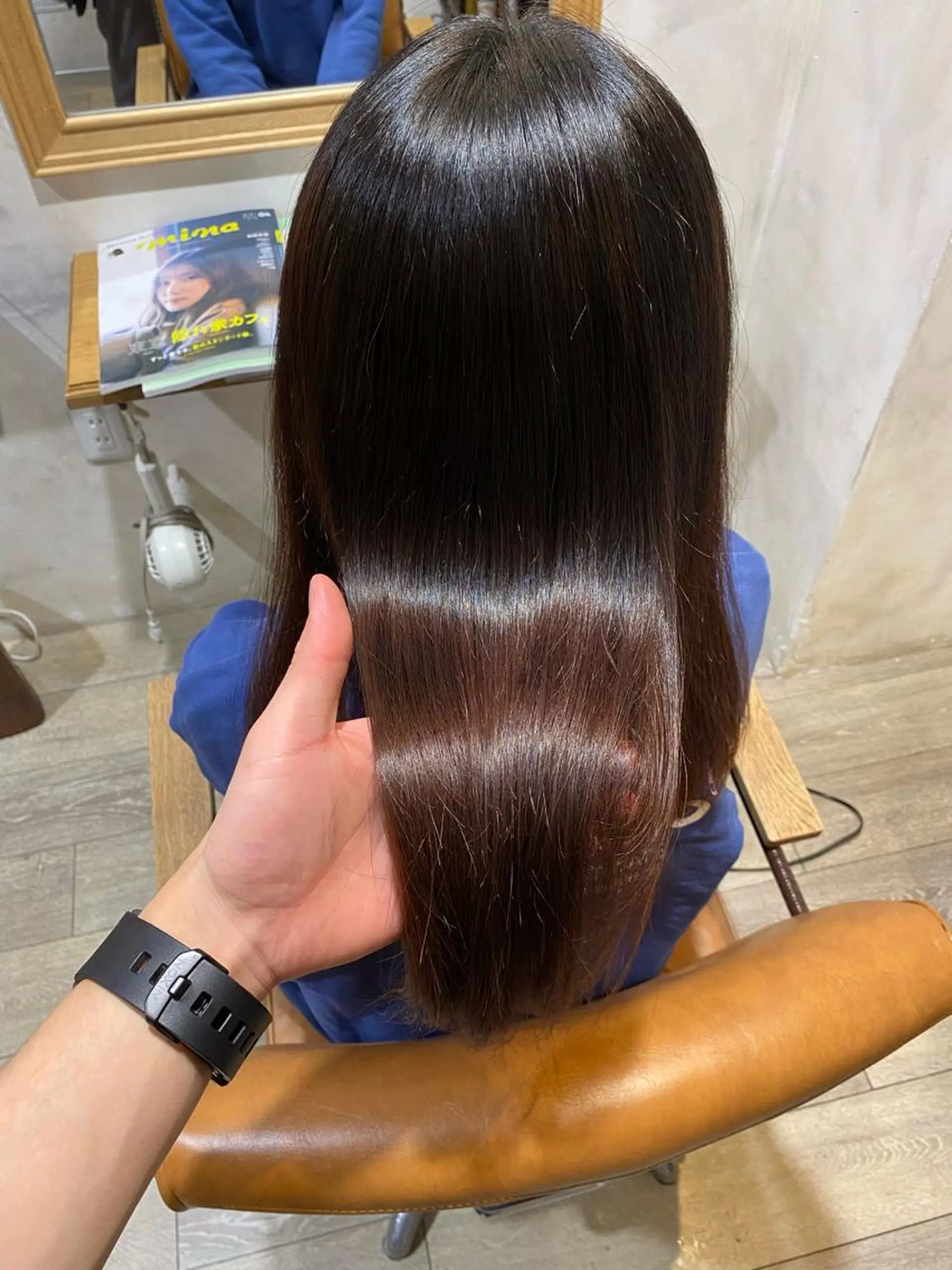 カラー パーマ 縮毛矯正 安部 真輝のヘアスタイル