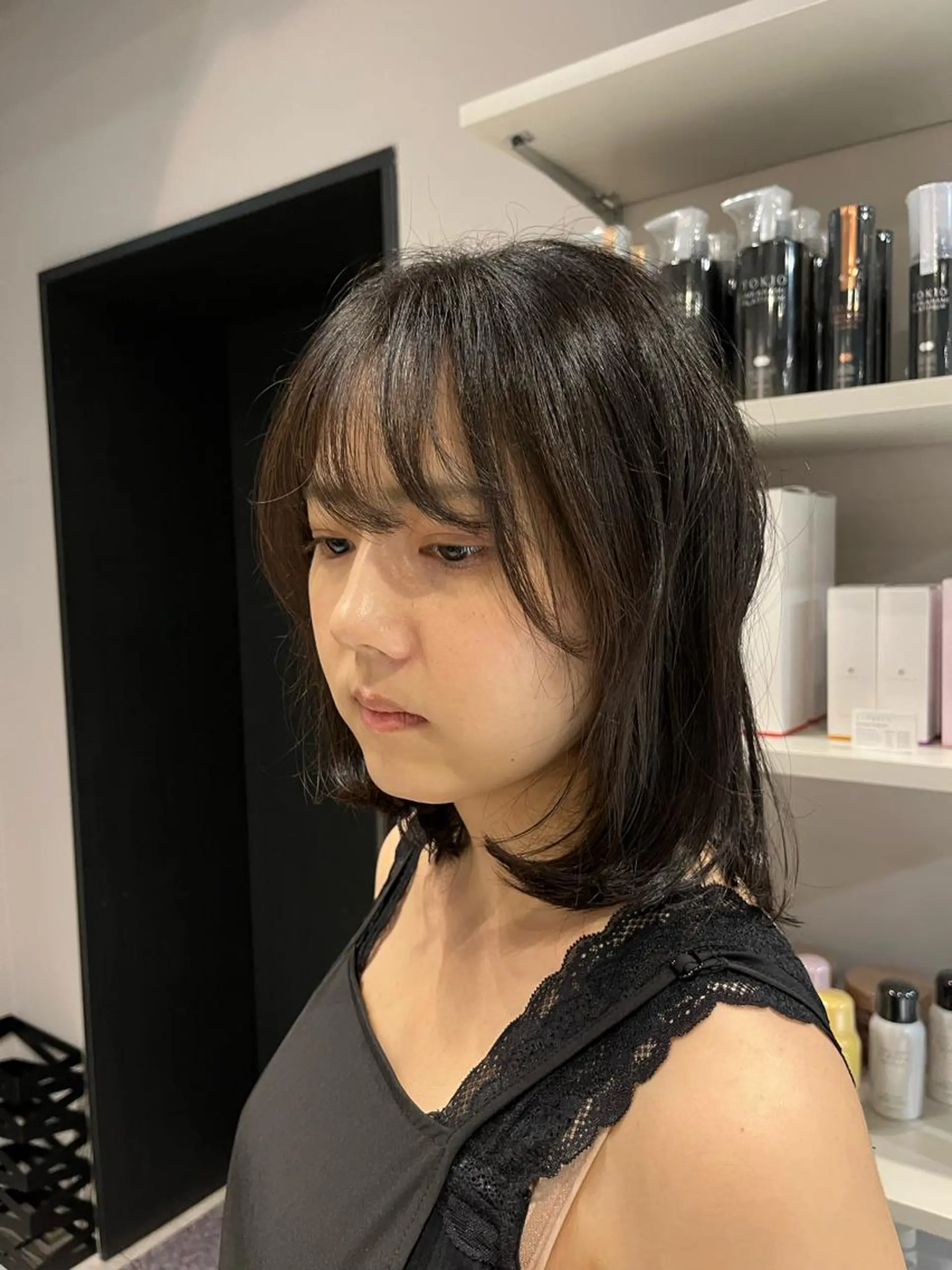 ミディアム ベージュ/グレージュ 恵比寿/丸山陽平のヘアスタイル