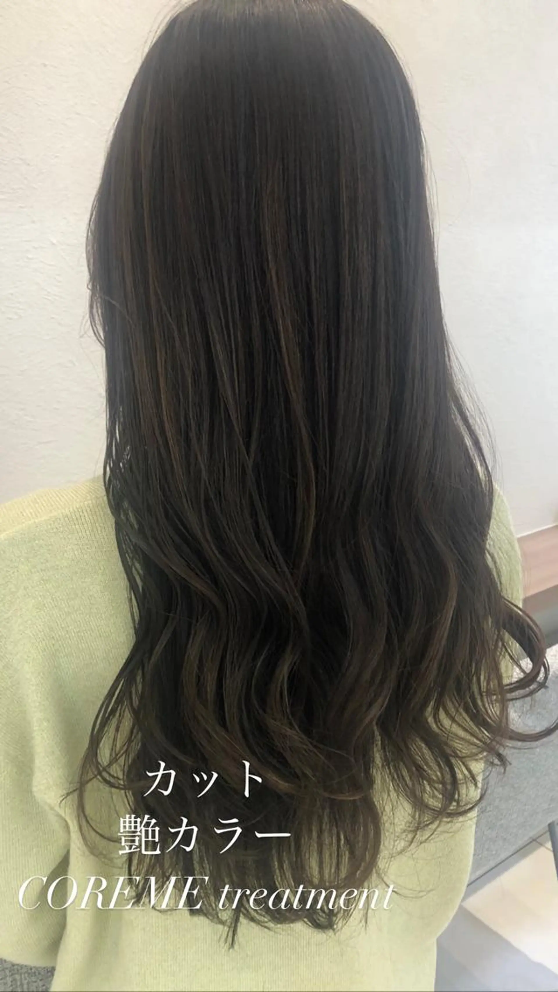 ロング カラー 艶質改善/縮毛矯正 ササキナツミのヘアスタイル