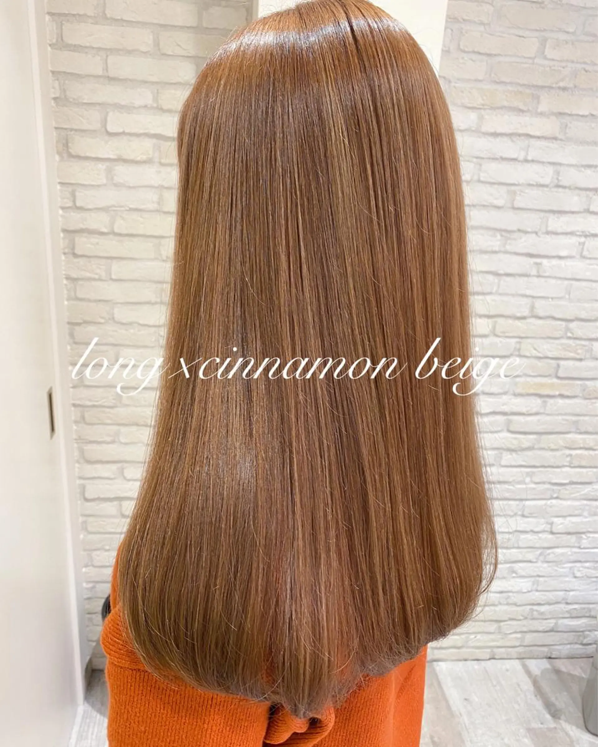 ロング カラー ブリーチ ブリーチなしカラー 横浜🍒耳つぼ エクステ／RIEのヘアスタイル