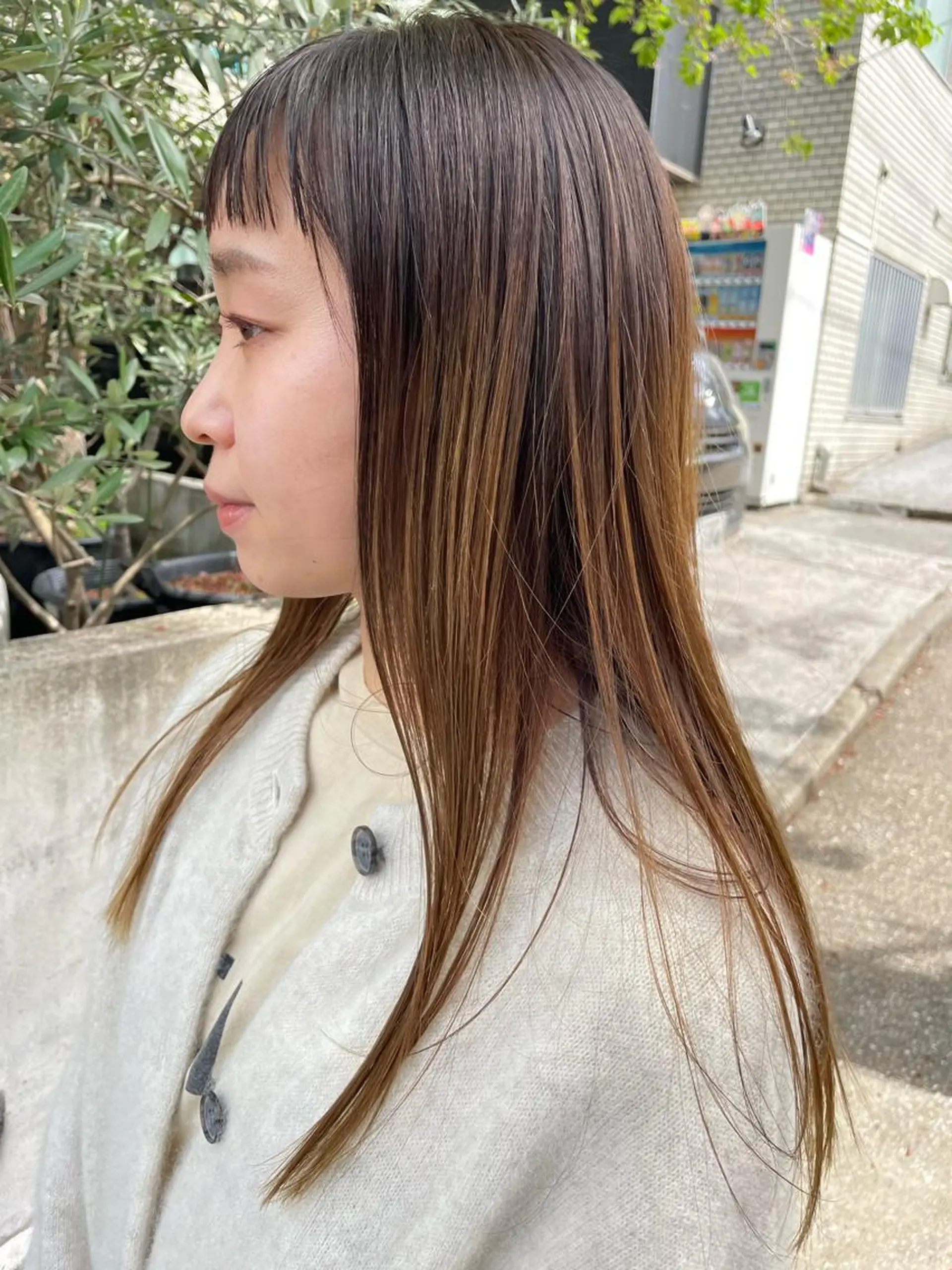 ロング カラー グラデーションカラー オン眉 rasiku所属・Yamazaki Naokoのマツエク・マツパデザイン