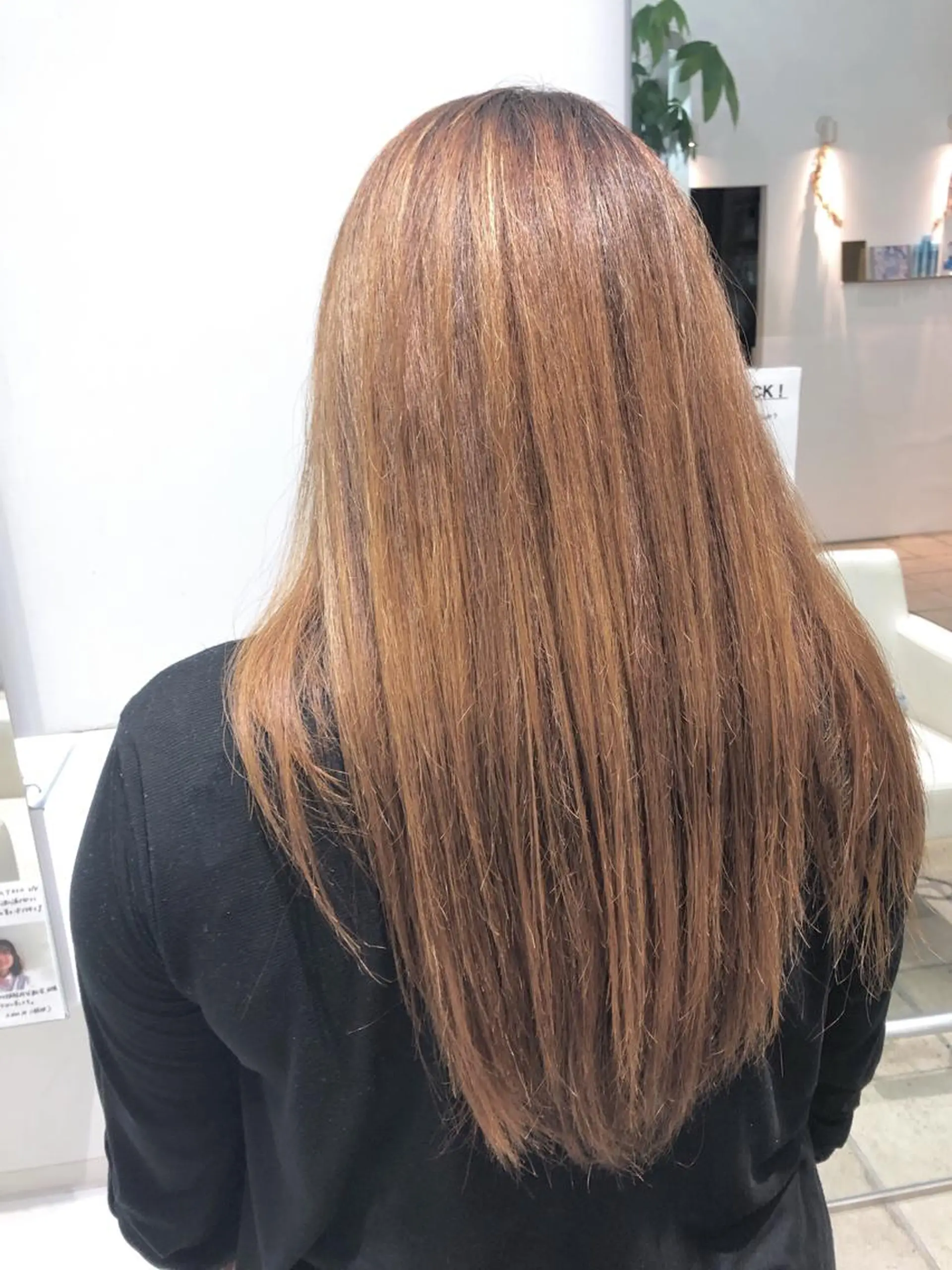 ロング カット 縮毛矯正 トリートメント 尾島 光季のヘアスタイル