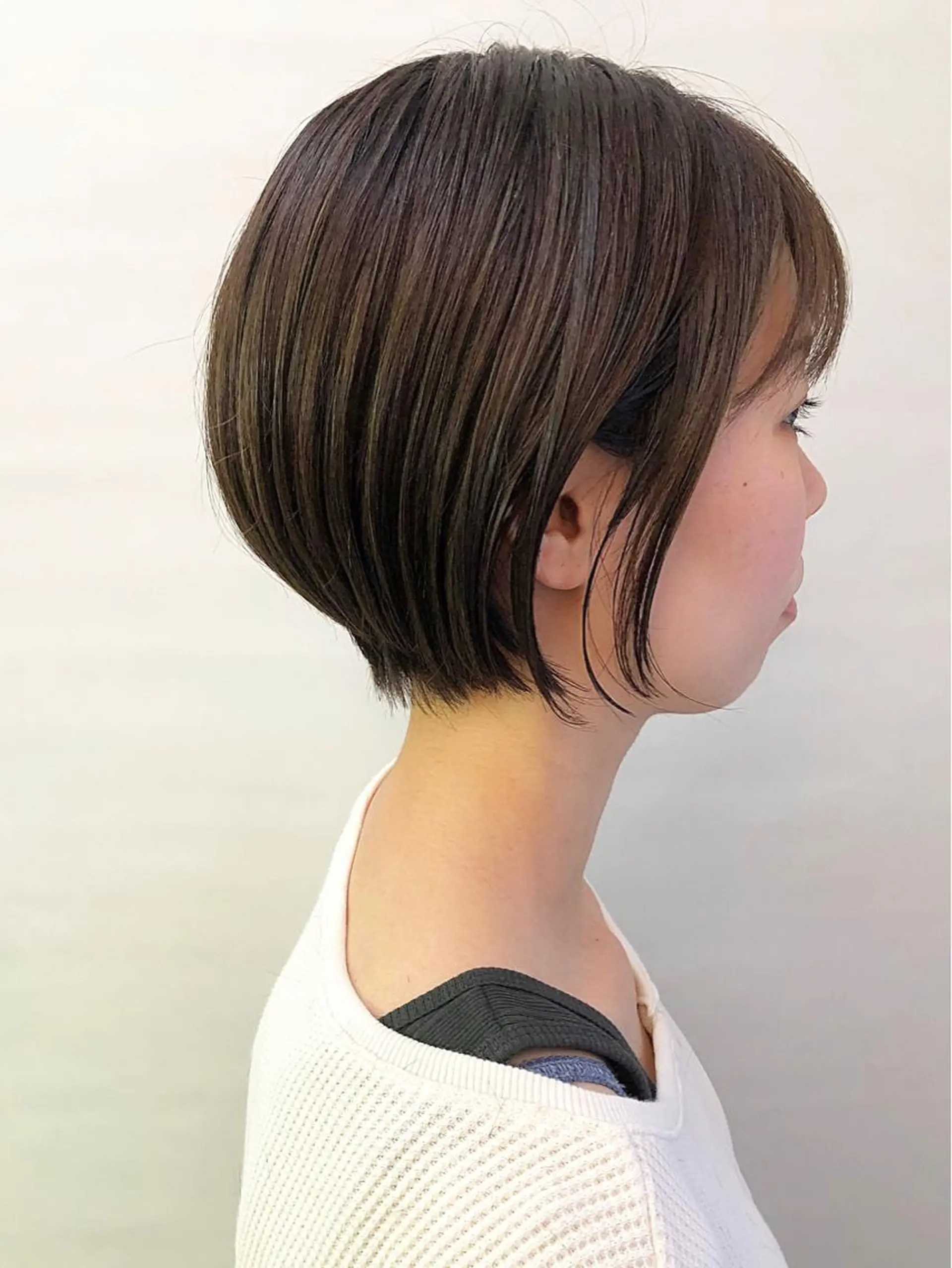 ショート カラー ショートボブ ボブ ショートヘア 齋藤 咲のヘアスタイル