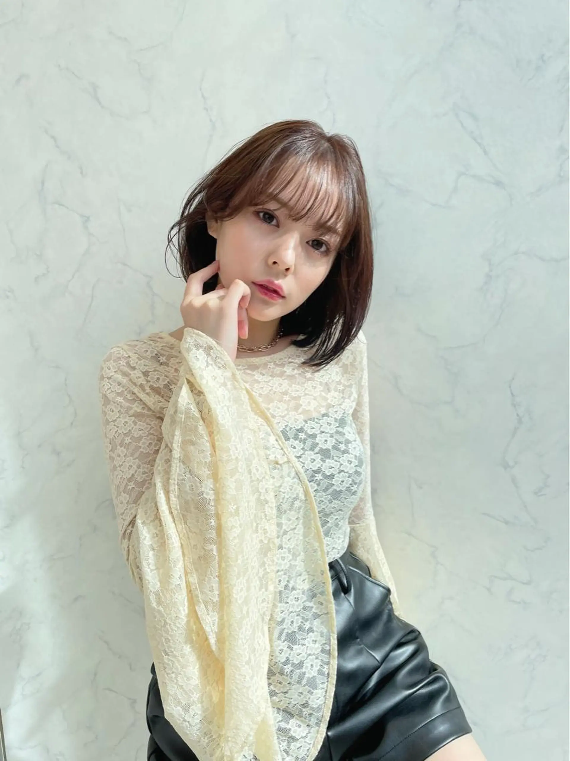 ショート チダアキフミ Ash大森のヘアスタイル