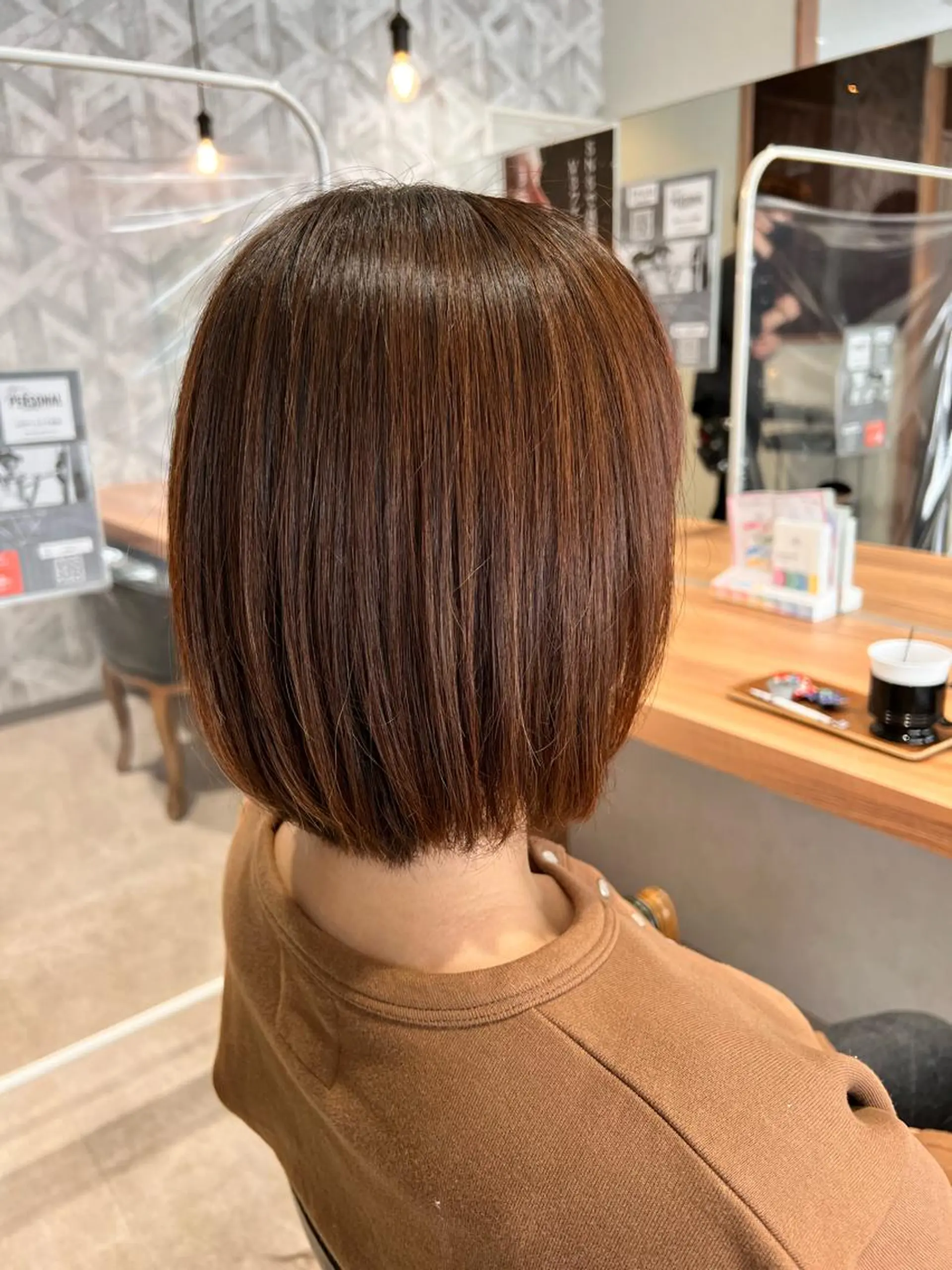 ミディアム カラー 💎エクステ専門店 BIZE梅田🇰🇷のヘアスタイル