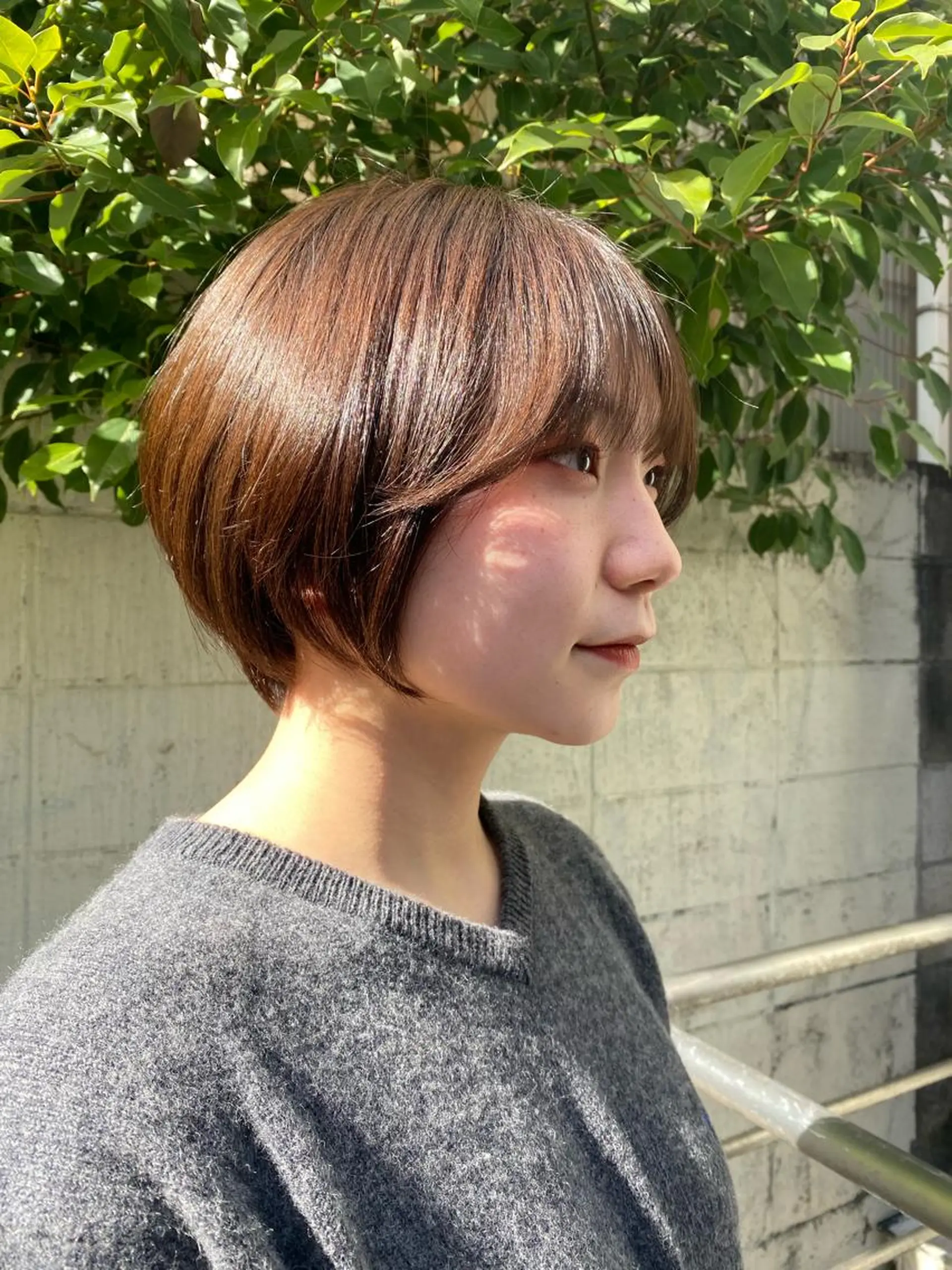 ショート カラー カット les baladins du miroir所属・🍃YURI 🍃のヘアスタイル