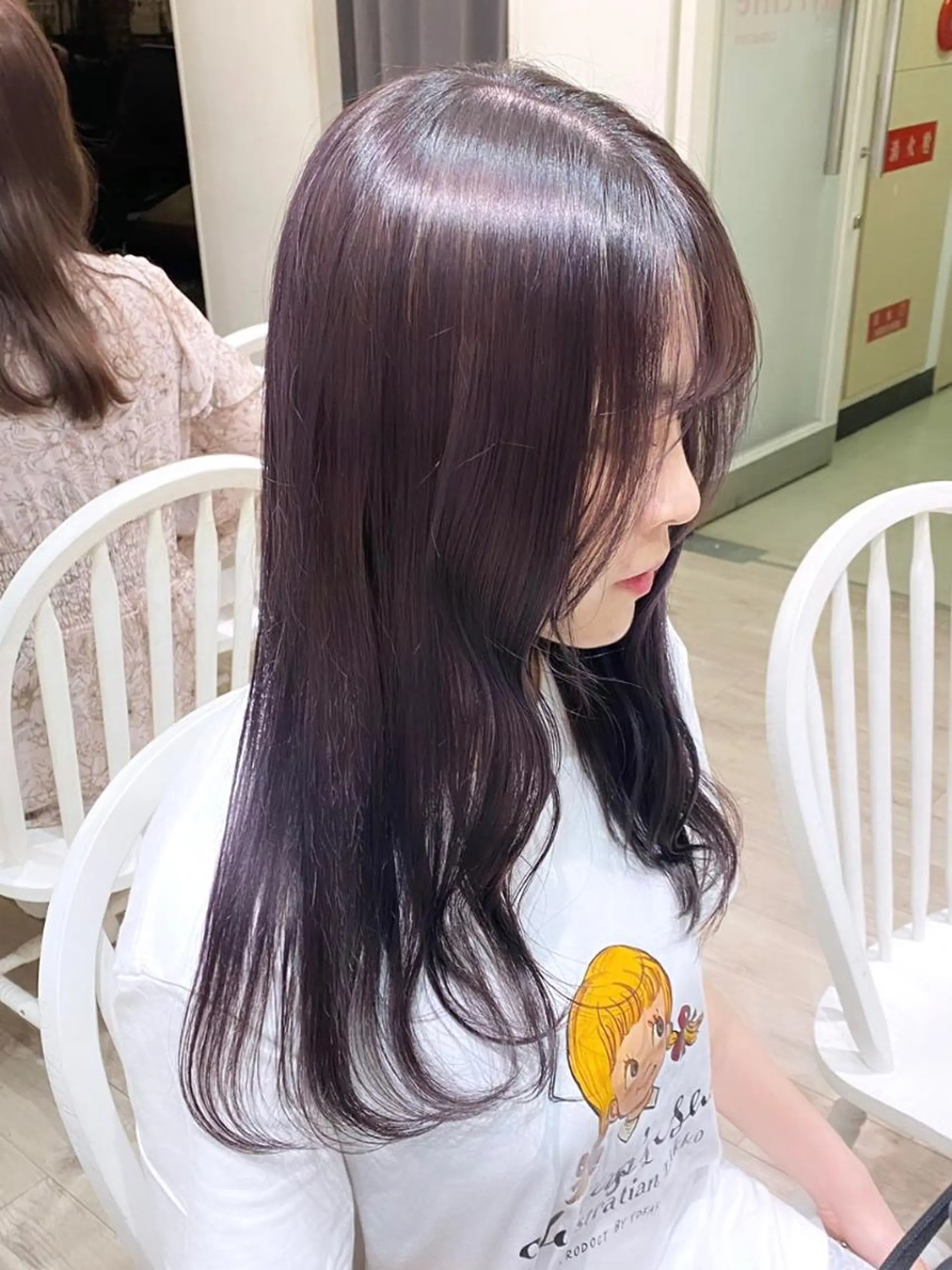 カラー メンズ メンズブリーチ ブリーチ ラベンダーカラー ヘアカラー トリートメント Eliss 堀江所属・暖色カラー🎀 門内 梨真のヘアスタイル