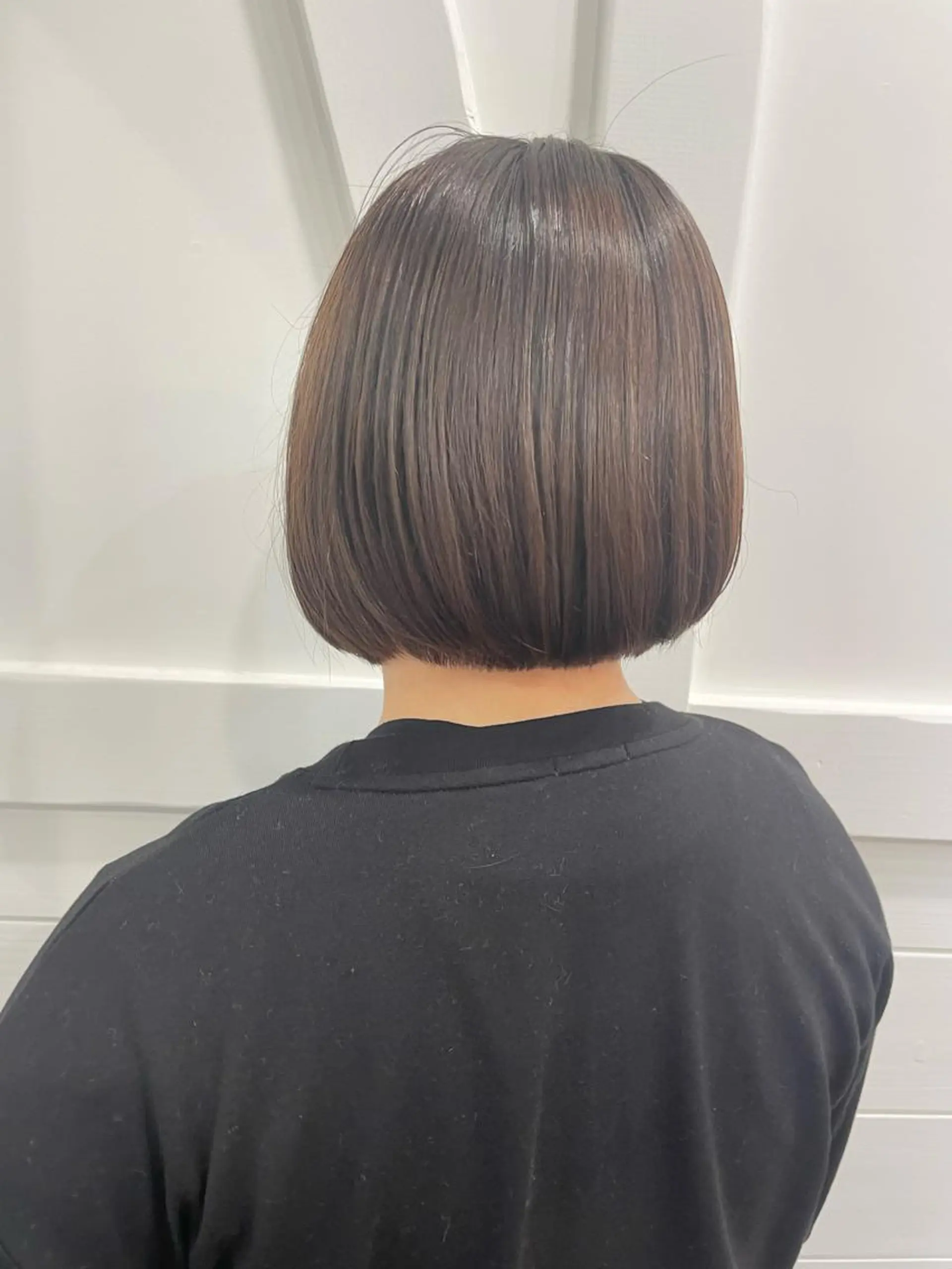 ミディアム ボブ 三上 涼帆のヘアスタイル