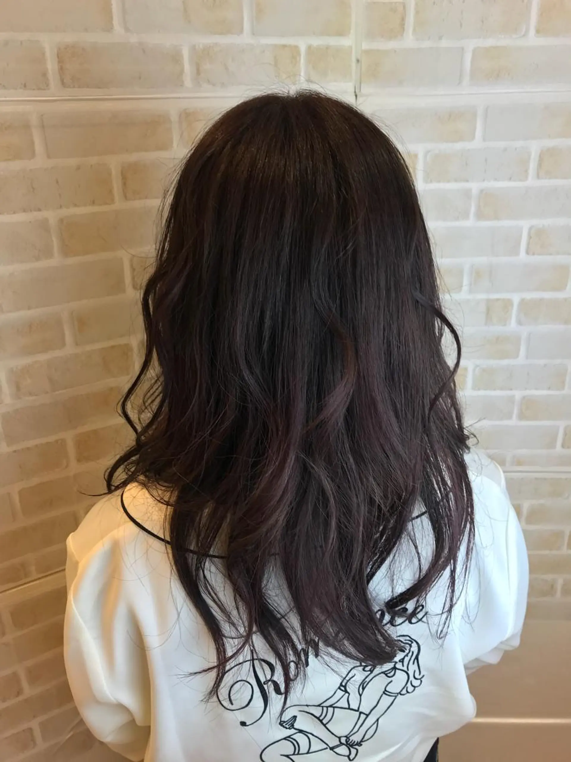 ロング カラー ピンクカラー ピンクパープル パープルカラー 【店長】石川 【メンズ特化】のヘアスタイル