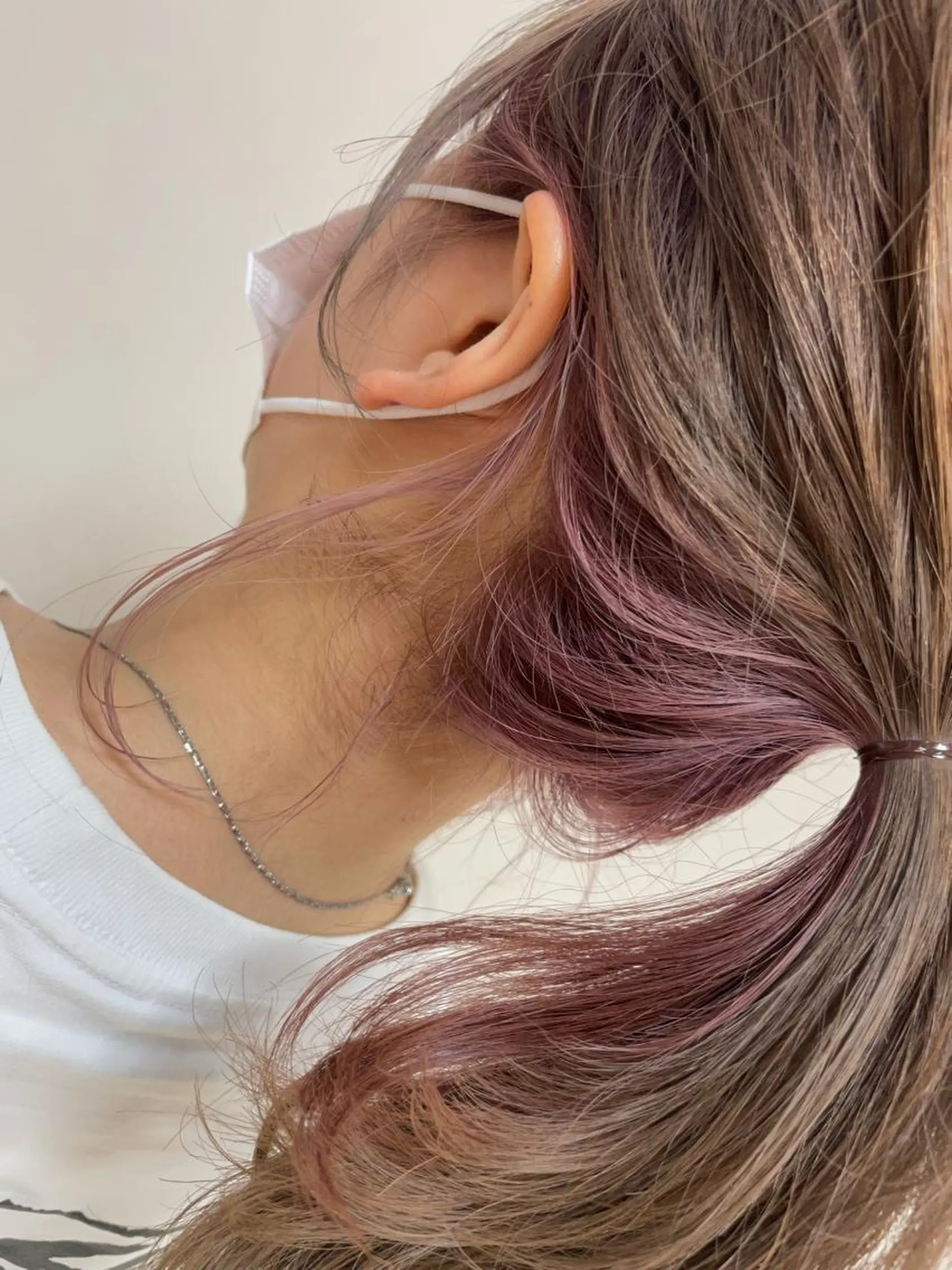 セミロング カラー ヘアアレンジ ブリーチ ヘアカラー トリートメント 【Sweep】おじま のぞみのヘアスタイル