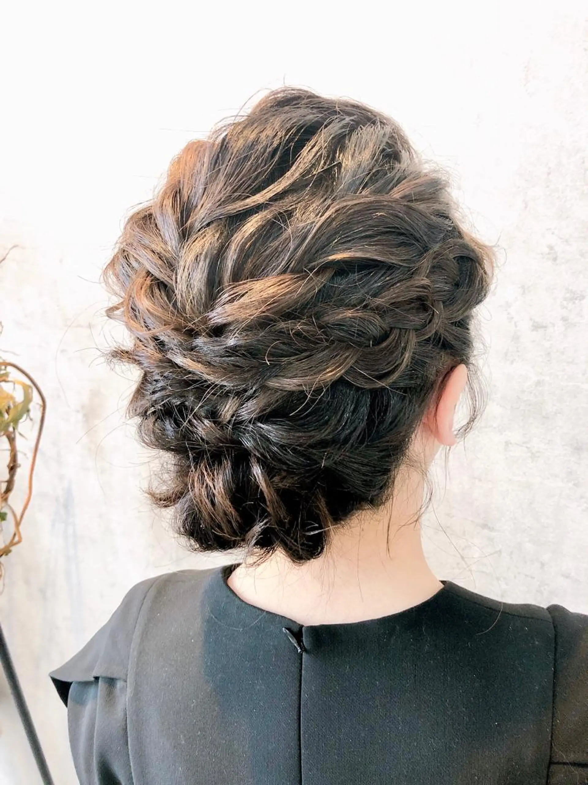 ミディアム ヘアアレンジ ヘアセット SAKURA所属・鹿取 三紗子のヘアスタイル