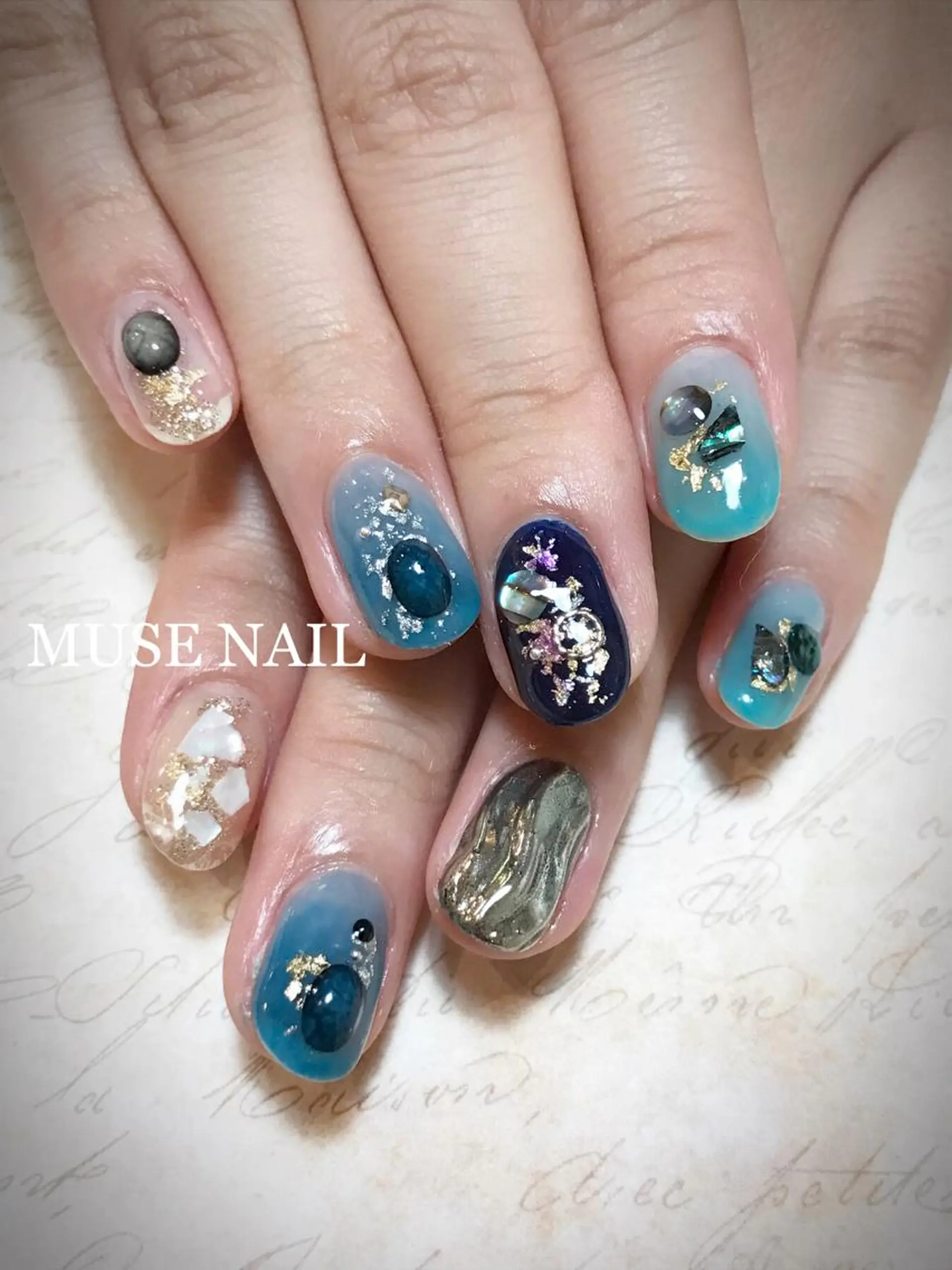 ネイル アートネイル ニュアンスネイル ハンドネイル jdn kayokoのネイルデザイン