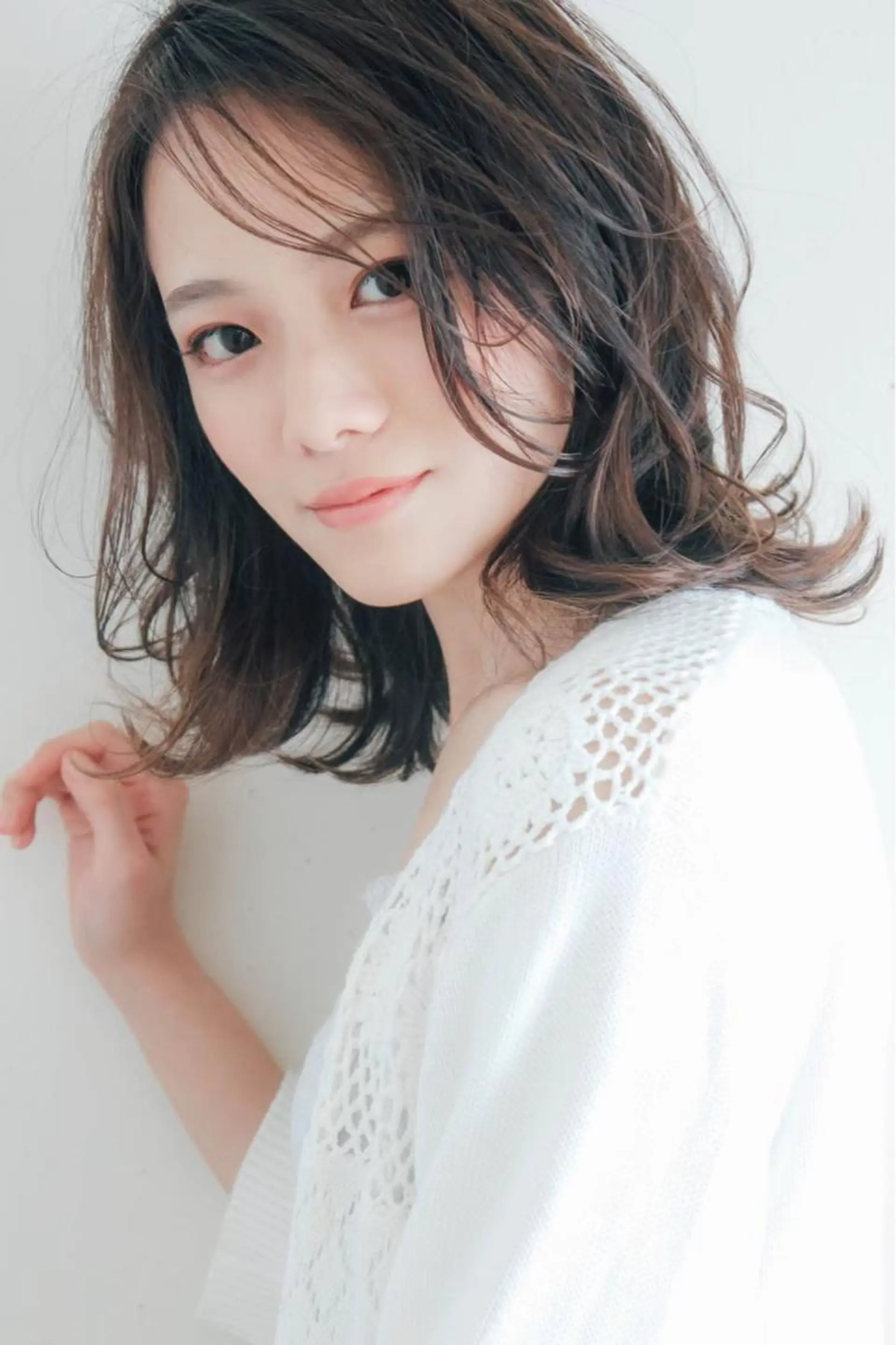 ミディアム カット ヘアカラー トリートメント コトナ越谷店長　小川 良介のヘアスタイル
