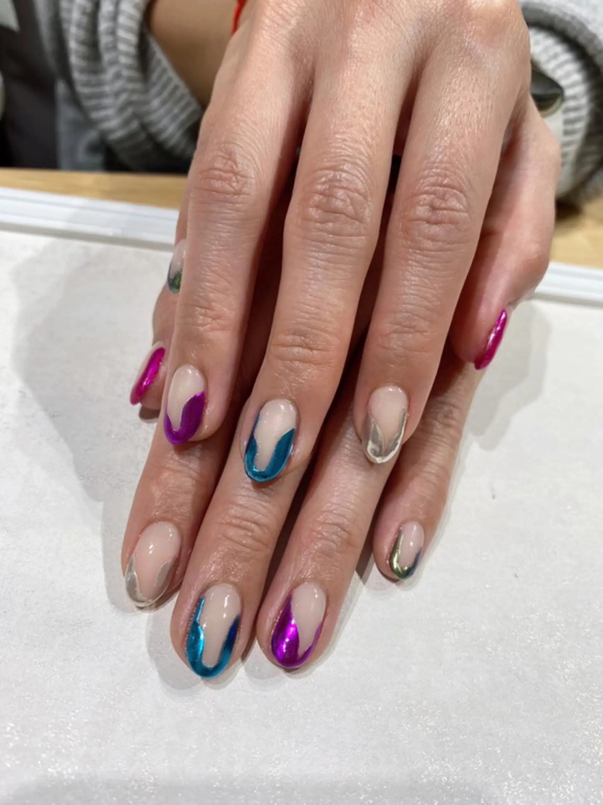 ショート ハンドネイル Nail R💫 naoのネイルデザイン