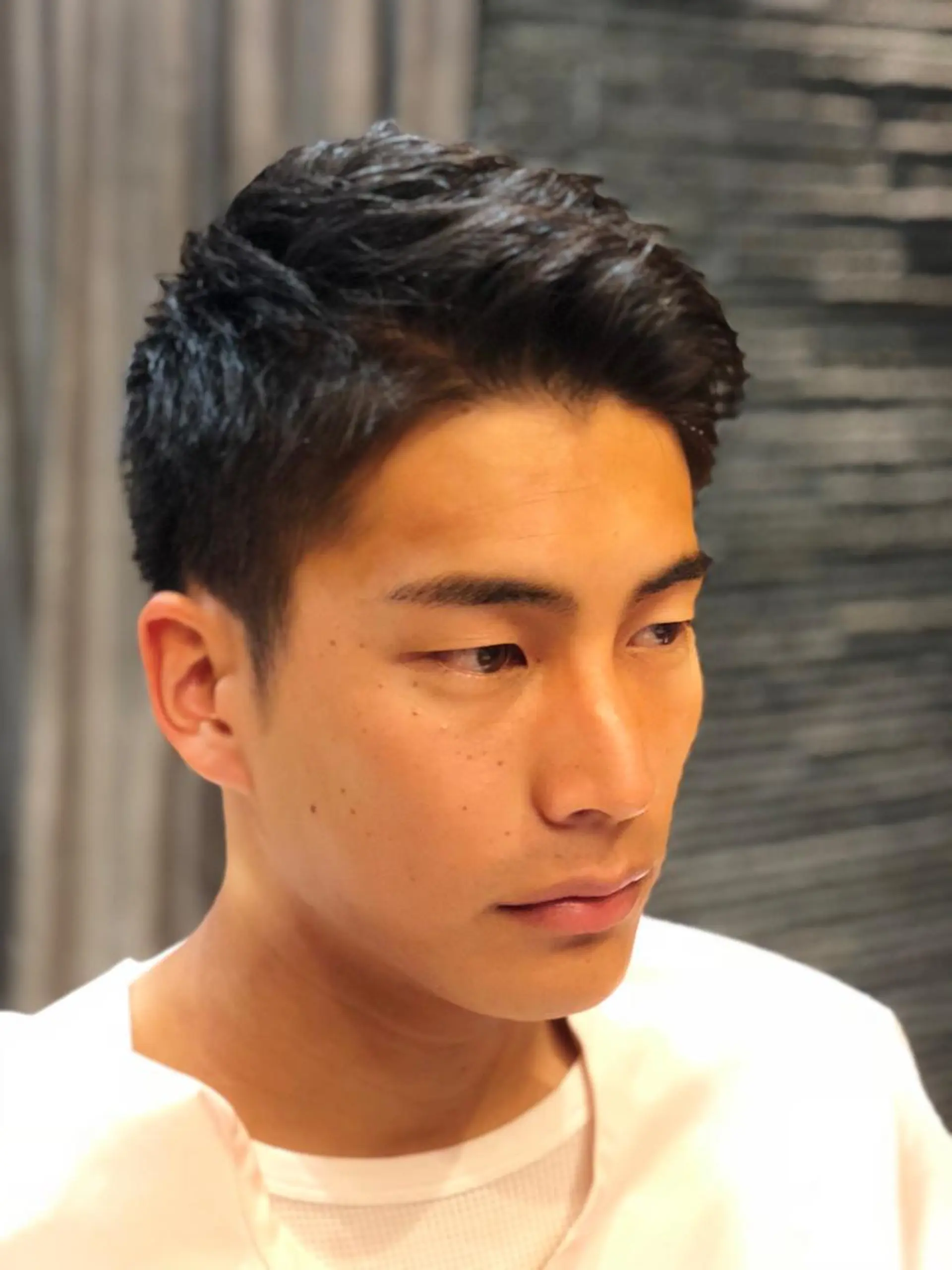 ショート メンズ リーバ銀座LIEBE銀座カット&メンズヘッドスパ所属・つちもち まるみのエステ・リラクイメージ