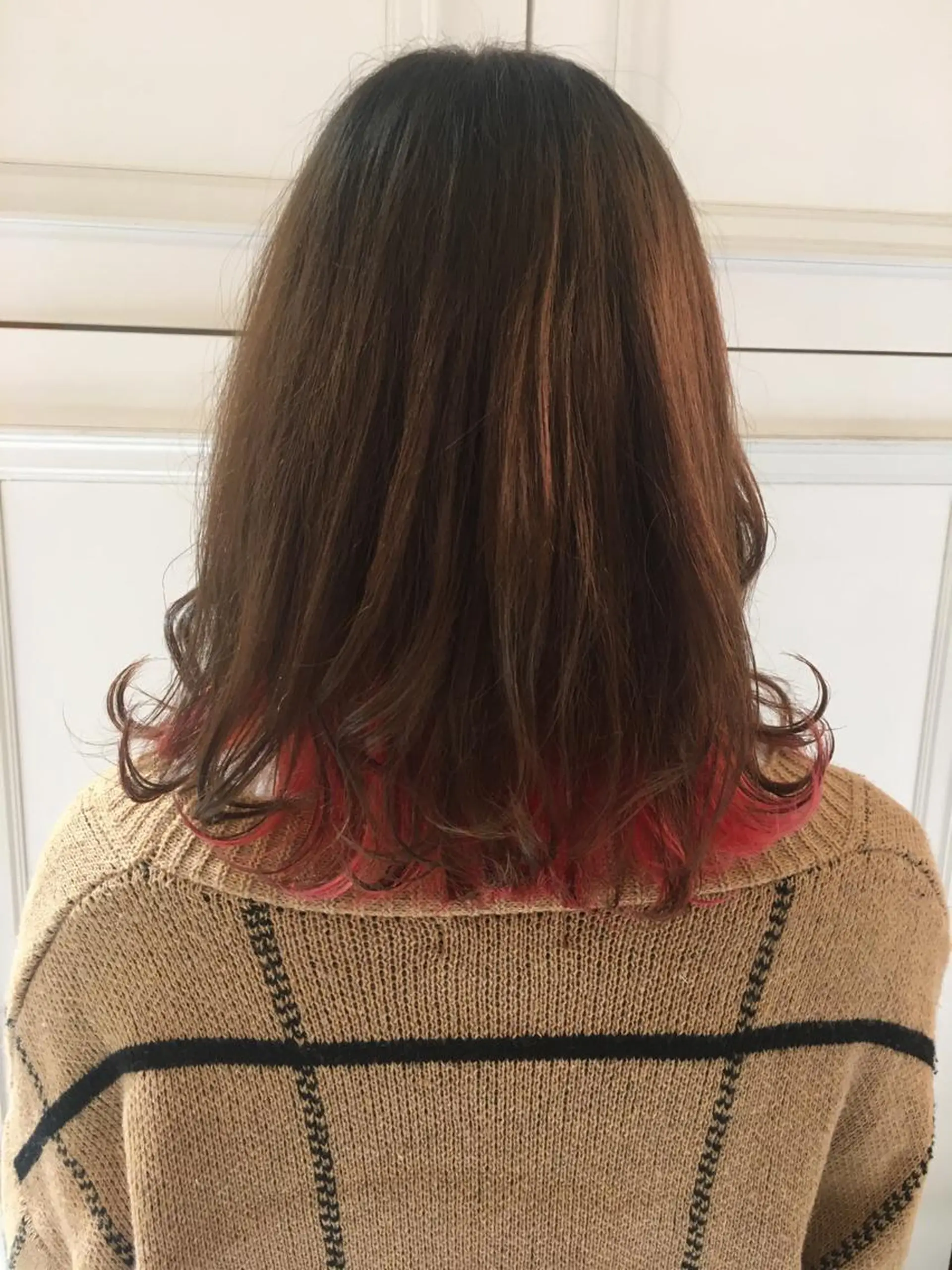 セミロング 田中 未澪のヘアスタイル