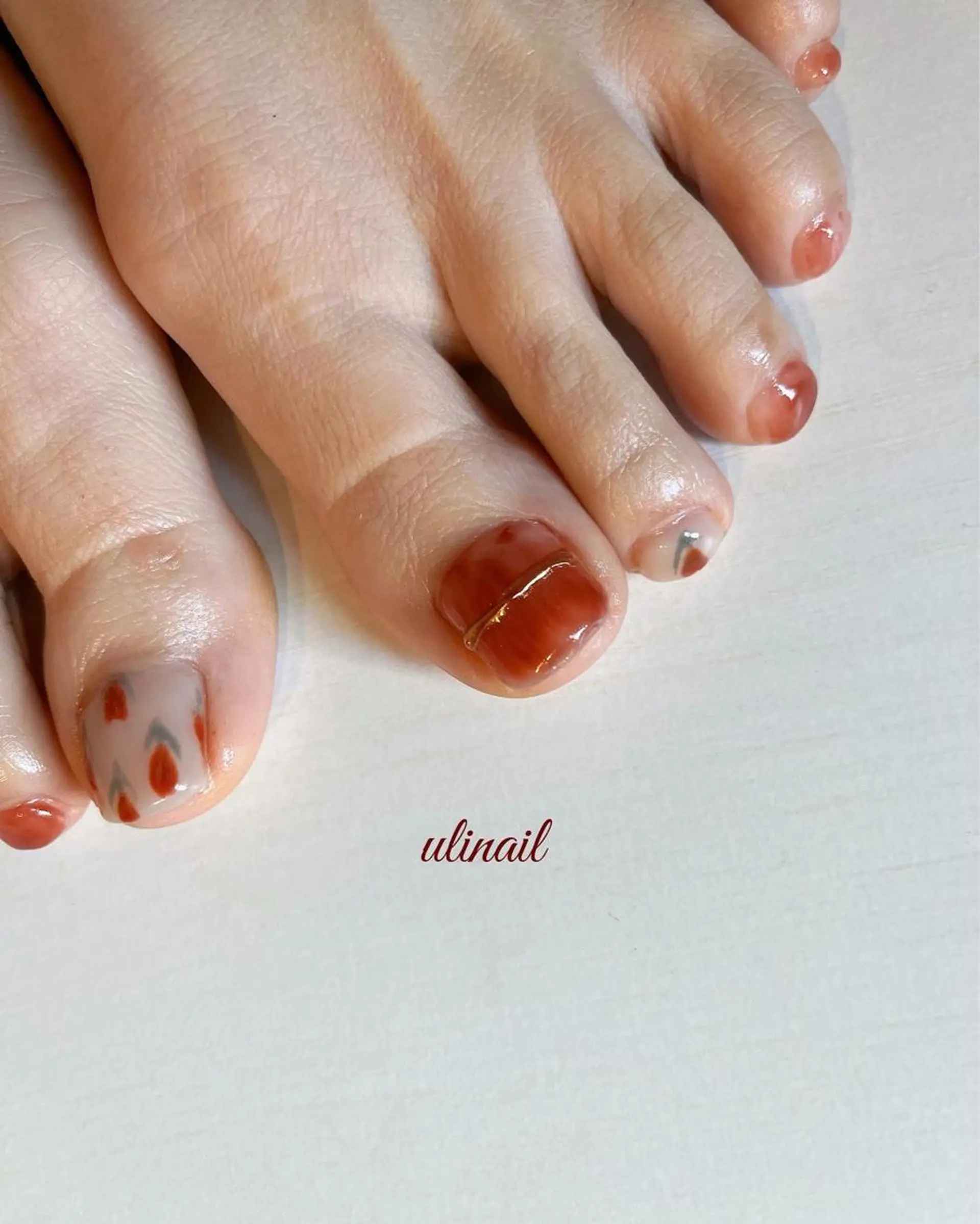 ネイル フットネイル ulinail （ウリネイル）のネイルデザイン