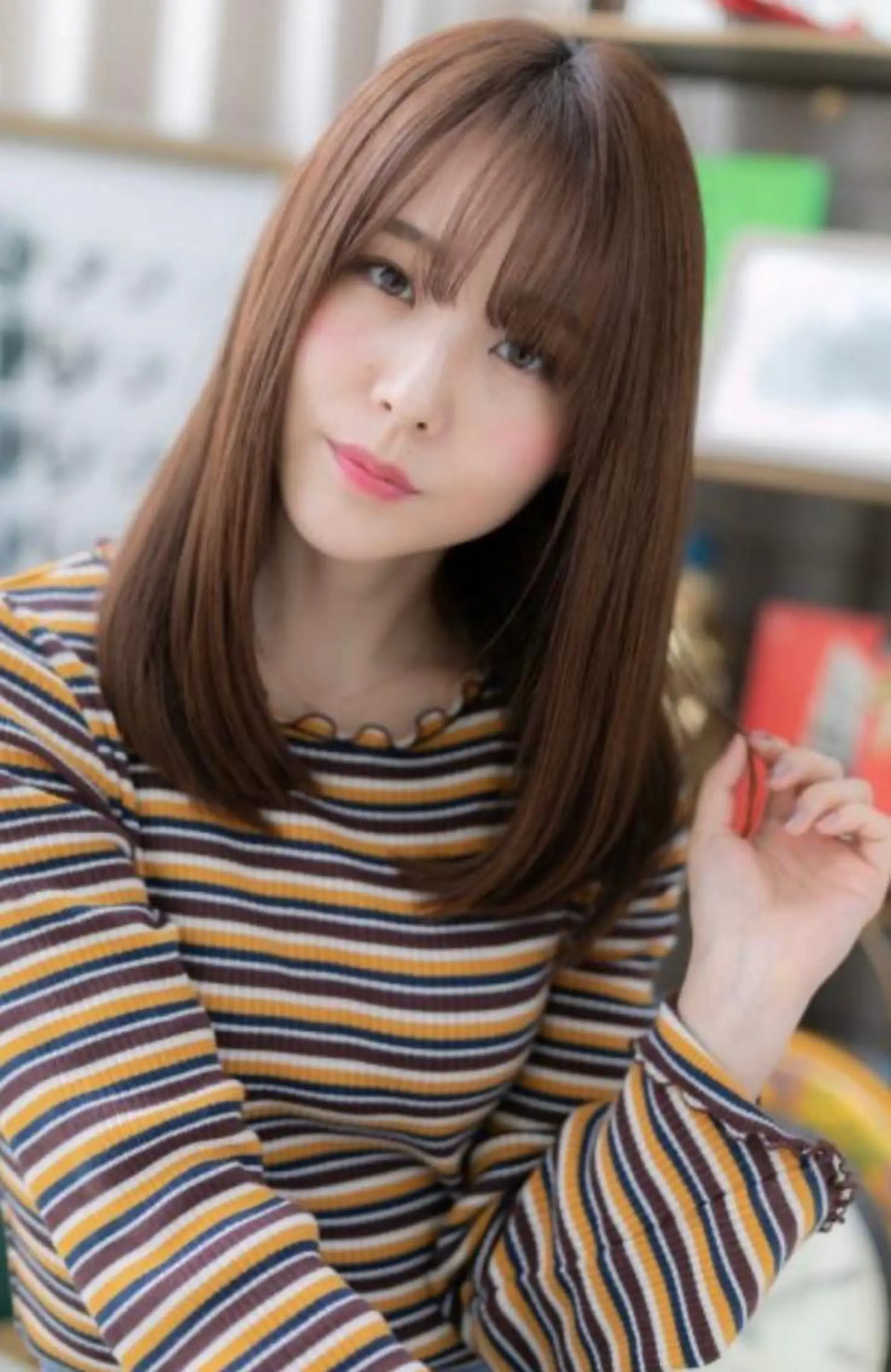 ロング パーマ 小顔カット得意🌟 岩渕麻由のヘアスタイル