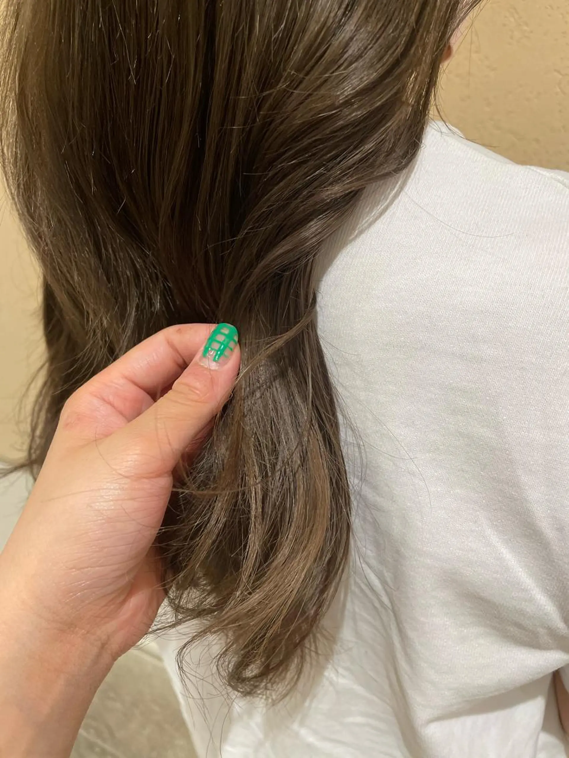 ミディアム カラー ヘアカラー 横川 千亜希のヘアスタイル