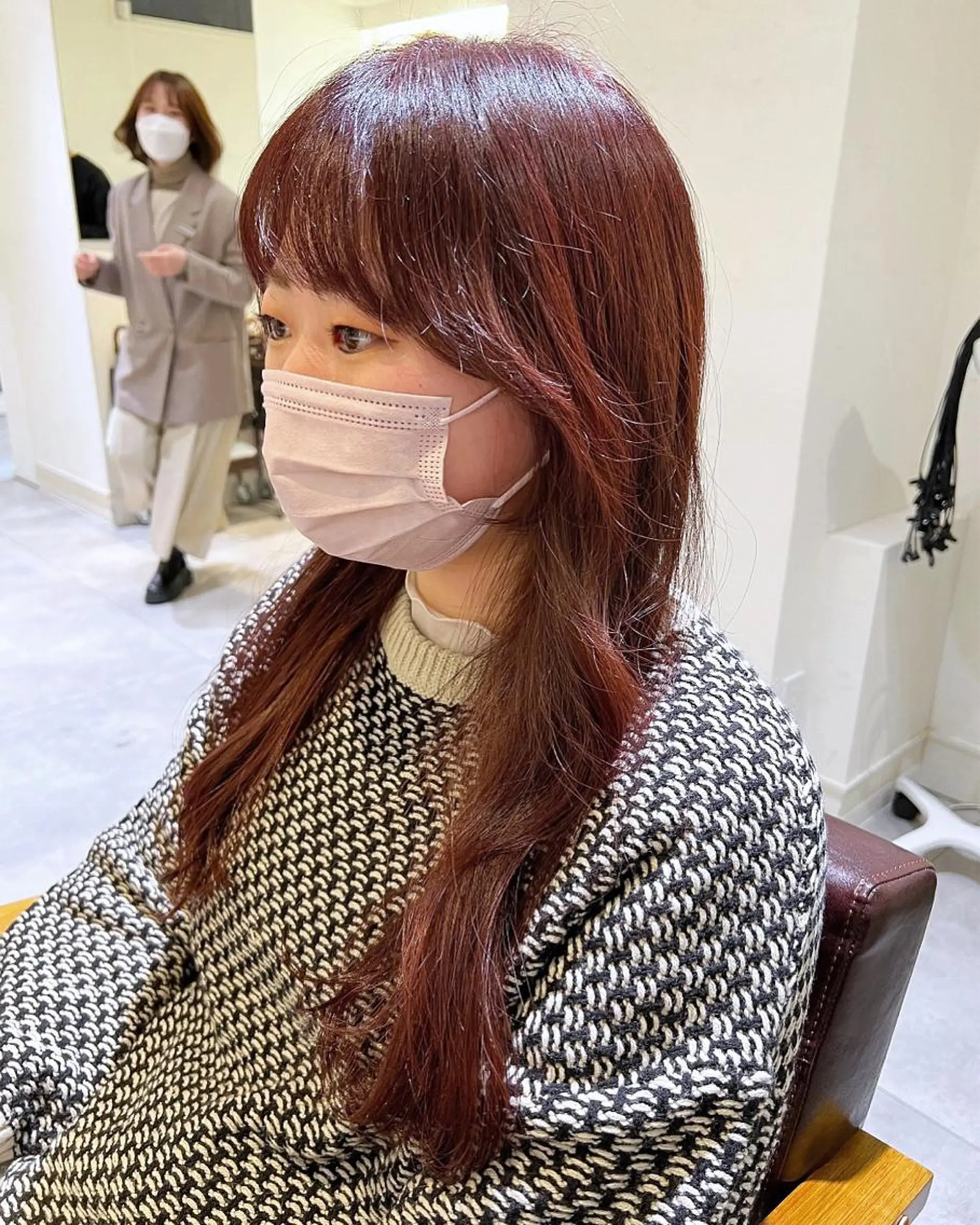 ロング カラー カット トリートメント 韓国ヘア×髪質改善 /yoshikaのヘアスタイル