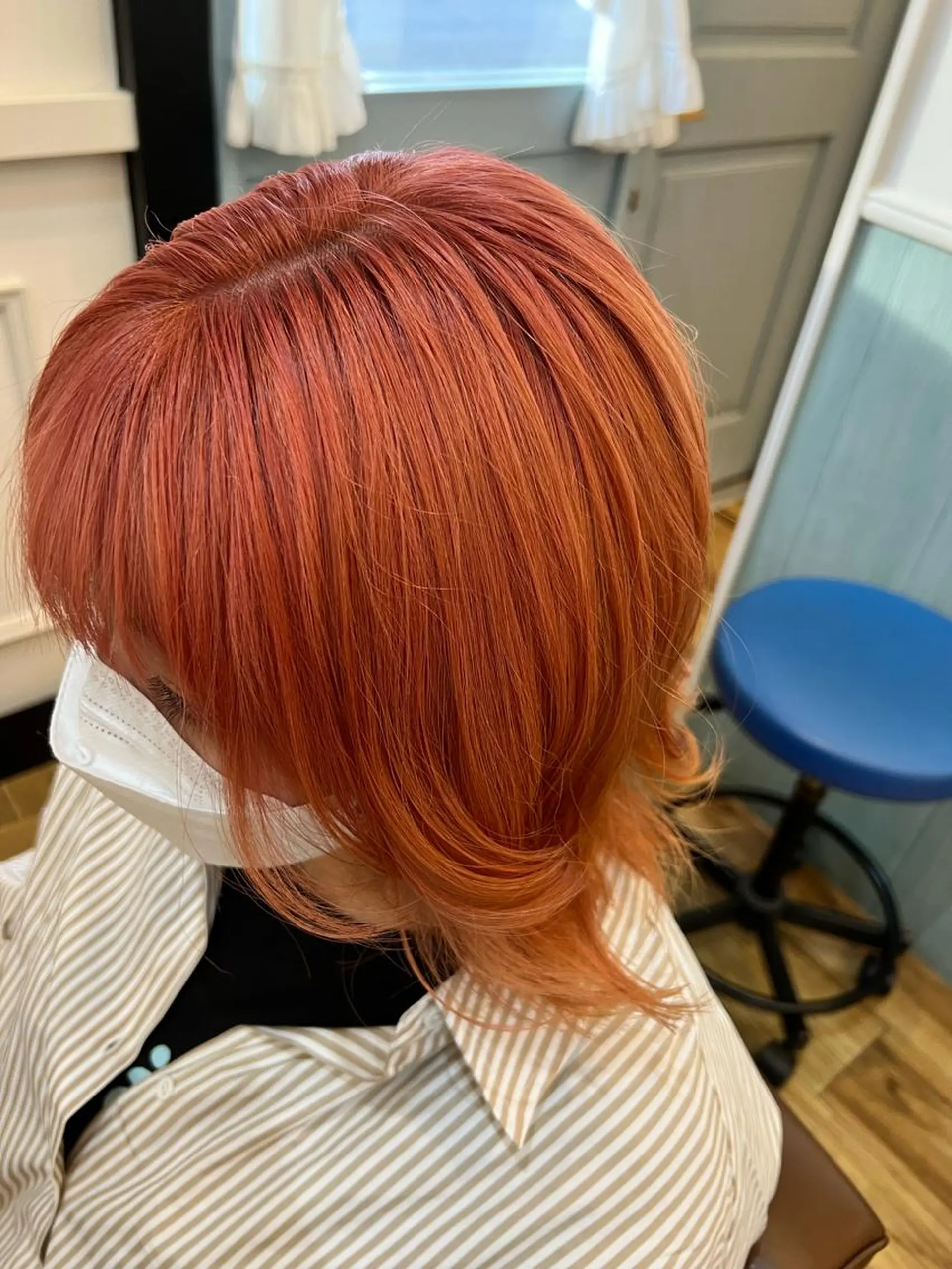 ミディアム カラー ピンクカラー 美容室Class所属・🐰ハイトーンカラー 畠山　渡🐰のヘアスタイル