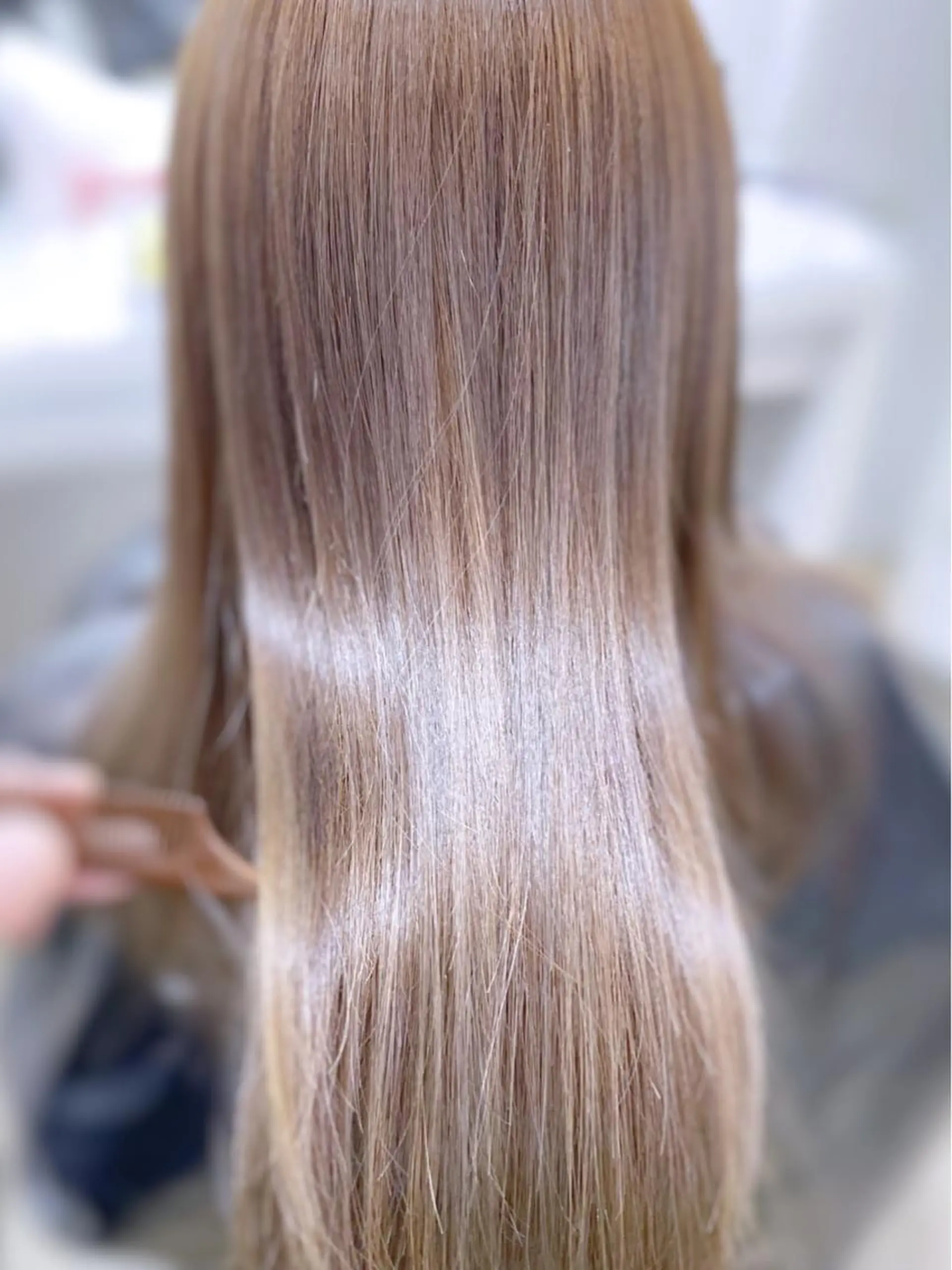 セミロング 縮毛矯正 トリートメント WHALE hair salon所属・WHALE hair salonのヘアスタイル