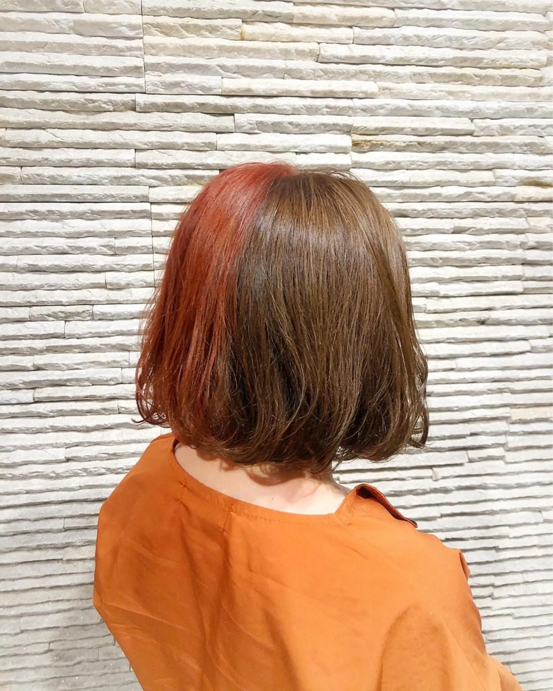 ショート カラー ヘアカラー 嶋田 ゆきのヘアスタイル