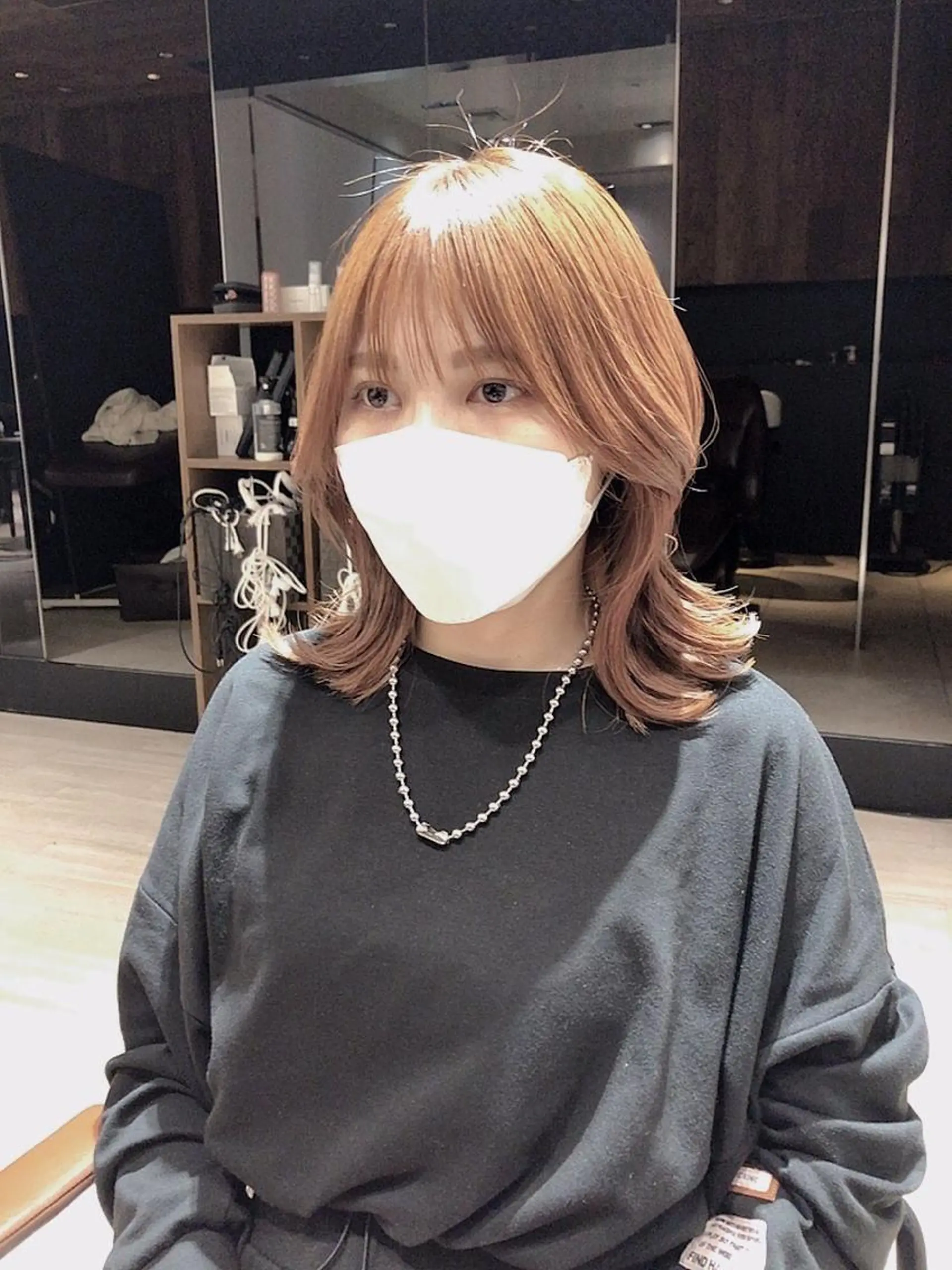 ミディアム カラー ナチュラルくびれヘア /アレンジ伊藤彪真のヘアスタイル