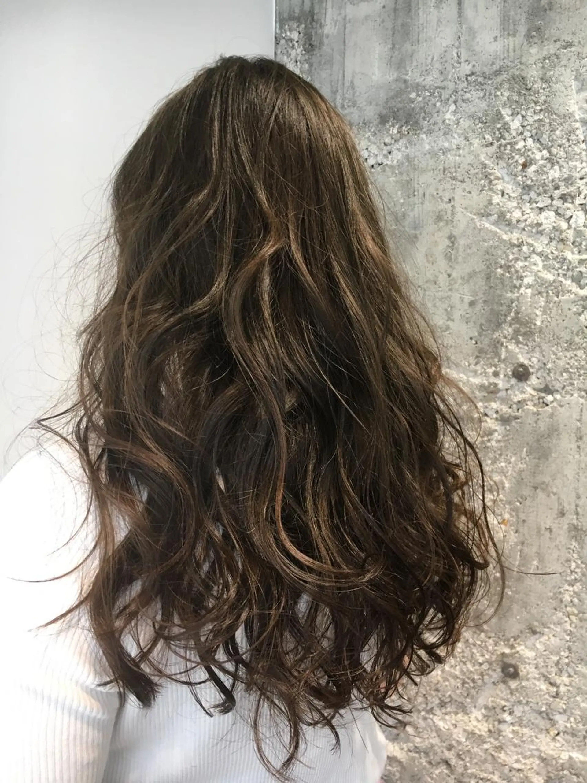 ロング カラー ブルーカラー イルミナカラー ミント カット ヘアカラー トリートメント 髪質改善ULTOWA ✨松井　美幸のヘアスタイル