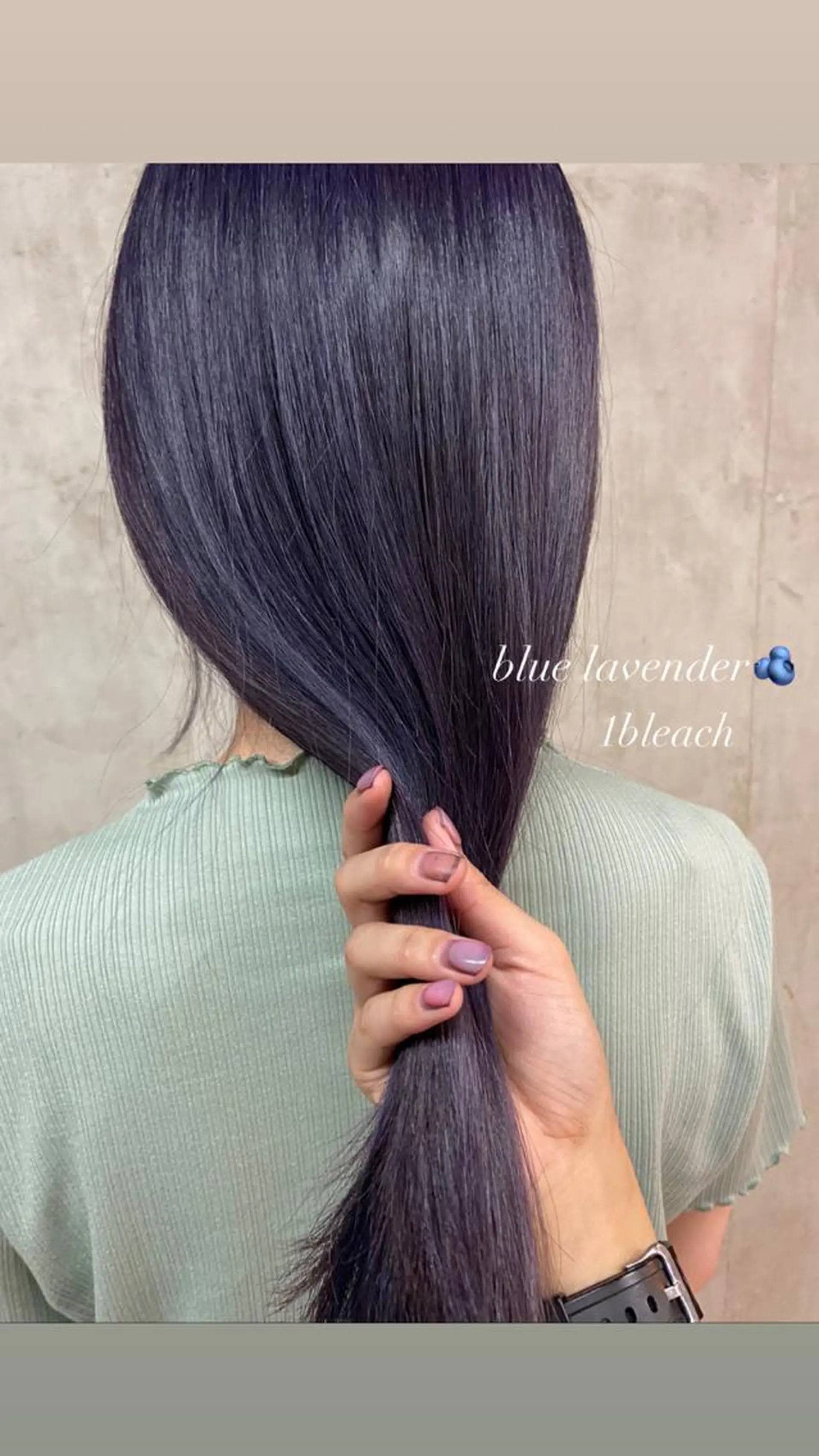 セミロング カラー SALTWATER AYARIのヘアスタイル