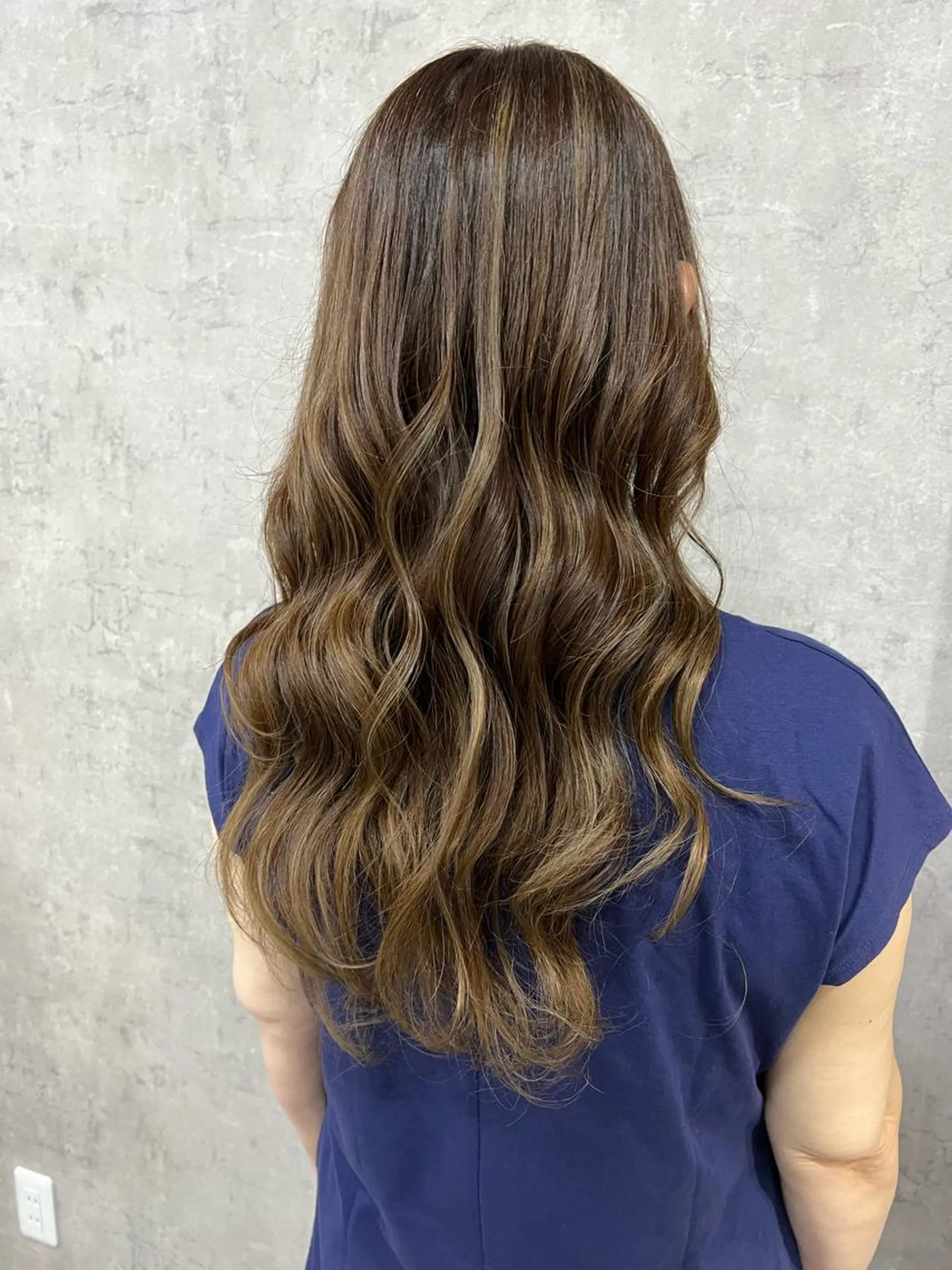 ロング ハイライト feliz  hair所属・福井 采未のヘアスタイル