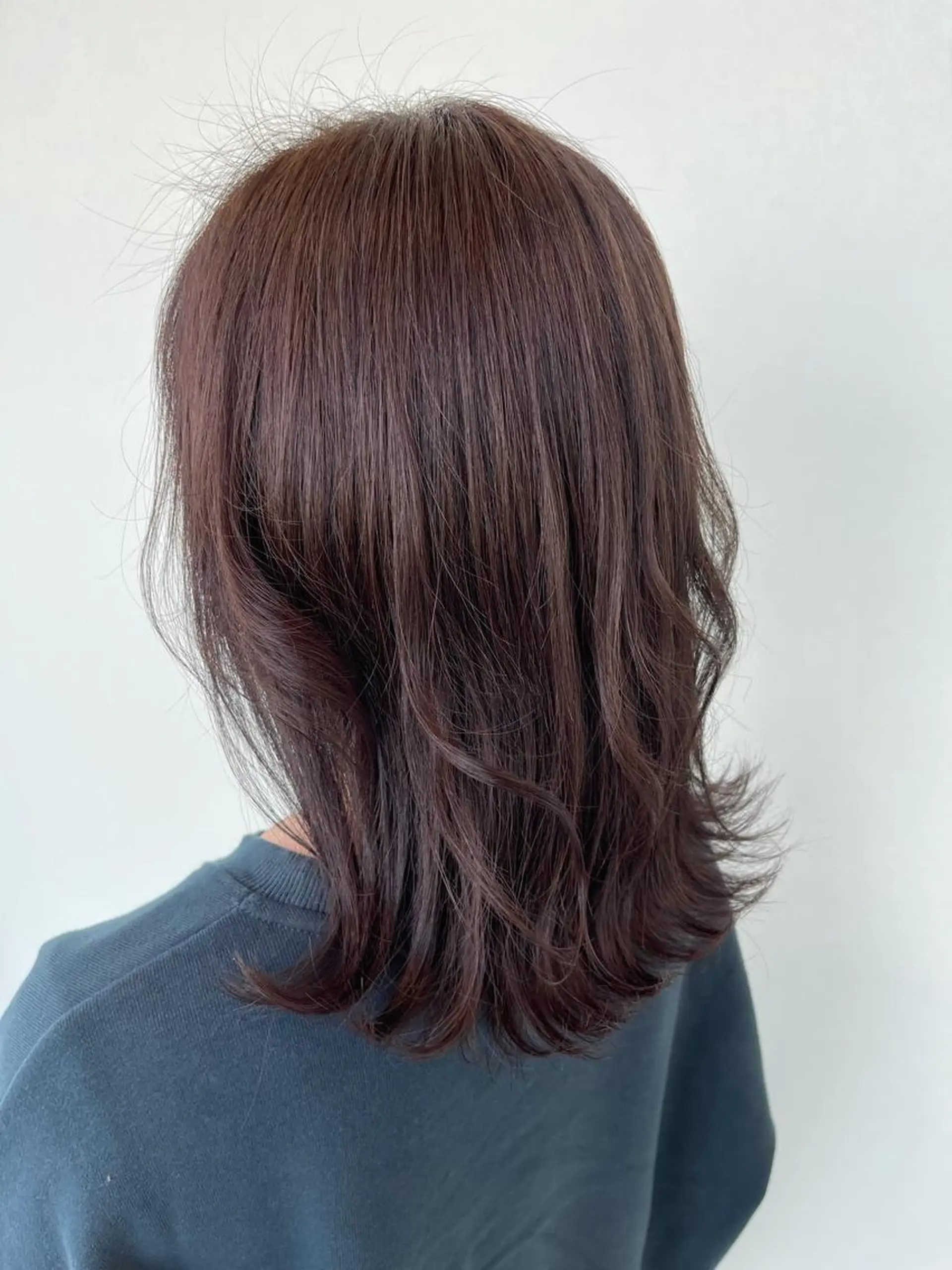 セミロング カラー アッシュ 🍏👑針生 愛佳👑🍏のヘアスタイル