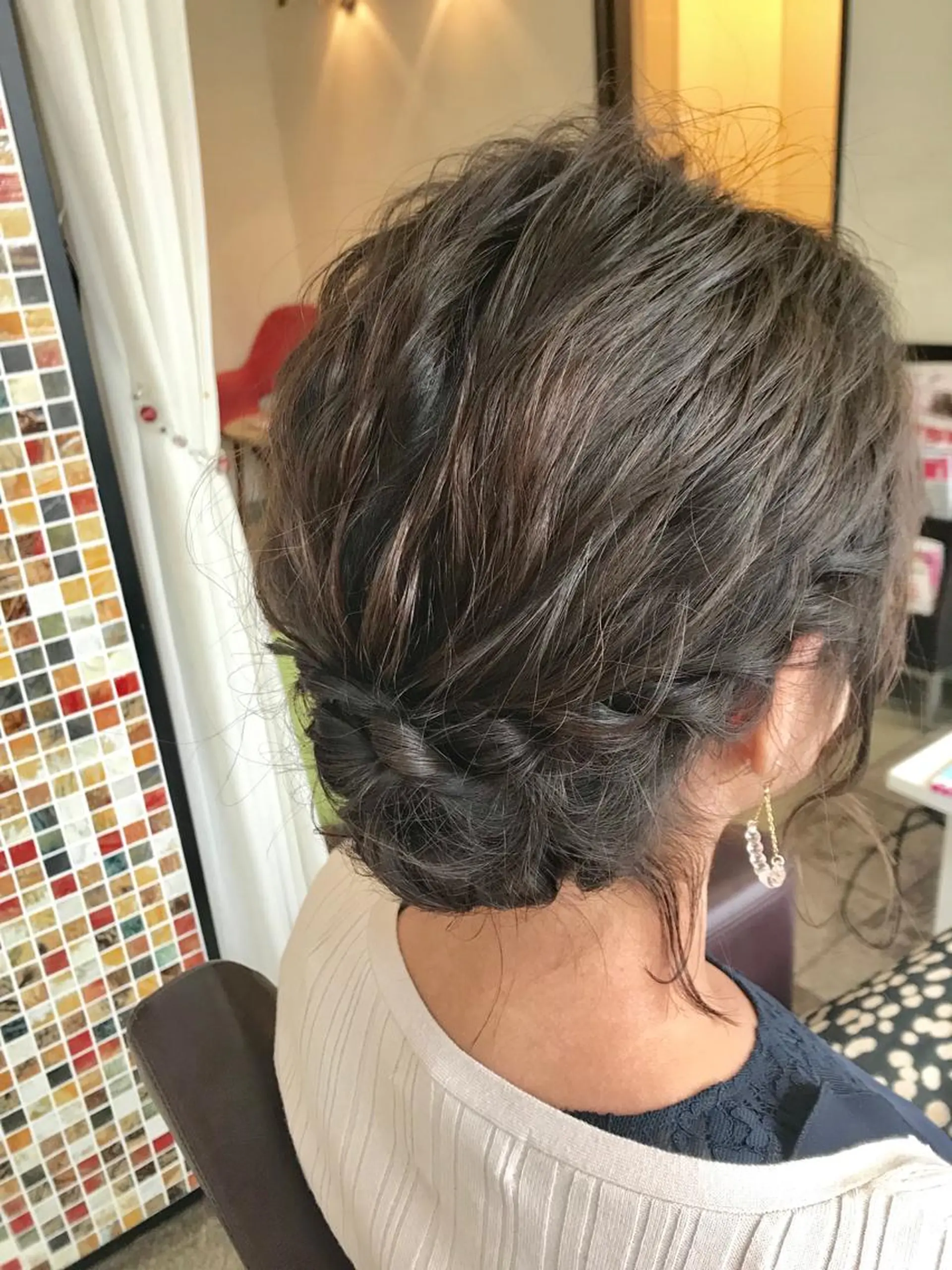 ミディアム ヘアアレンジ 【azure横浜】 🧸misaki🌸のヘアスタイル