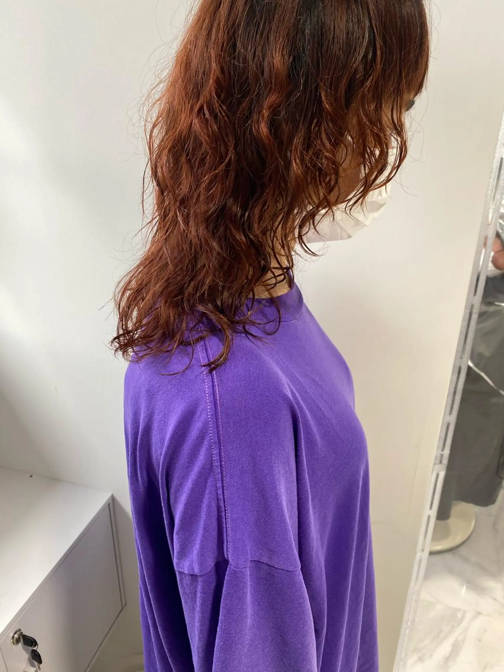 ミディアム カラー パーマ 遠藤 愛莉のヘアスタイル