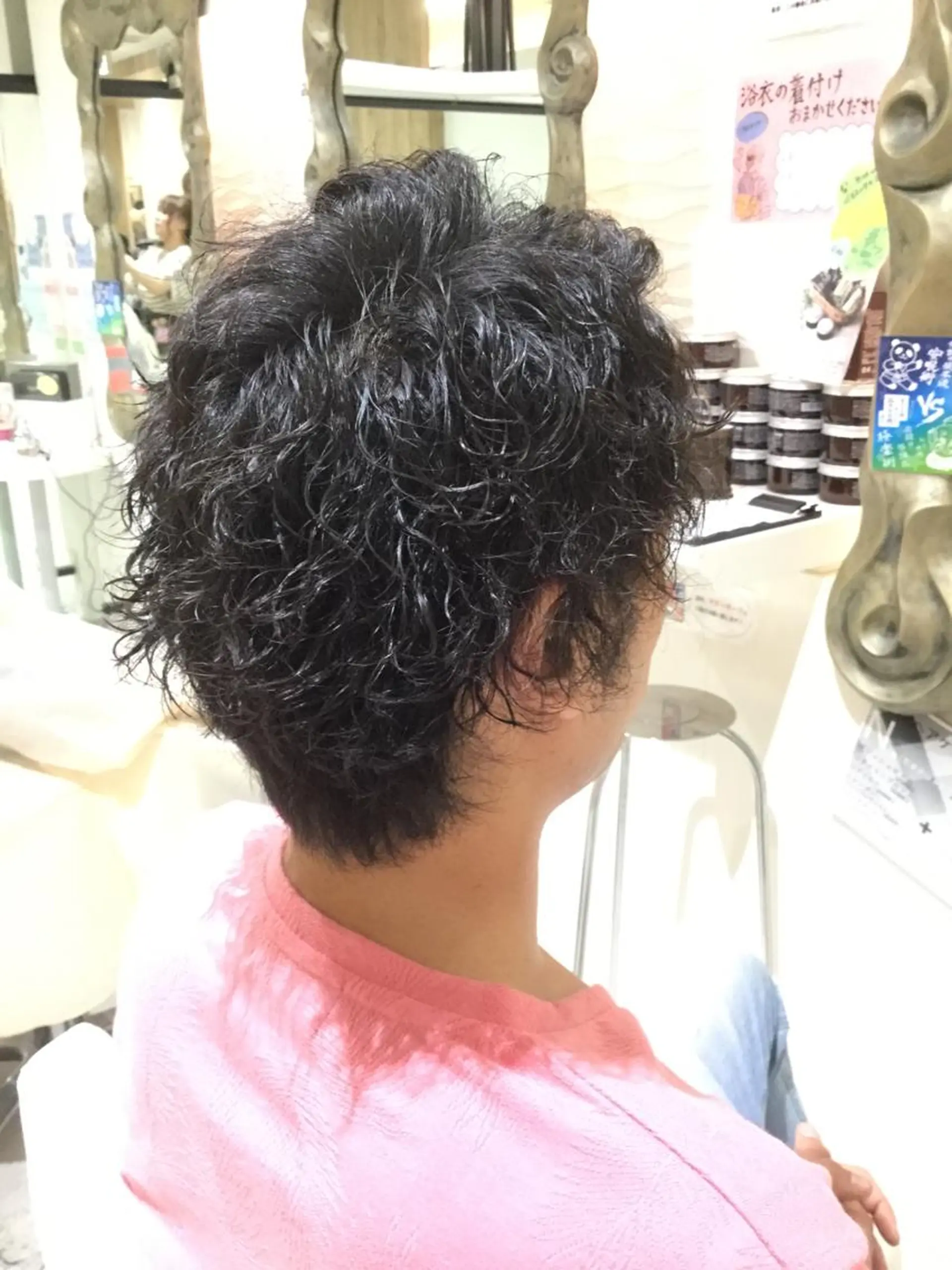 パーマ メンズ 松吉 純平のヘアスタイル