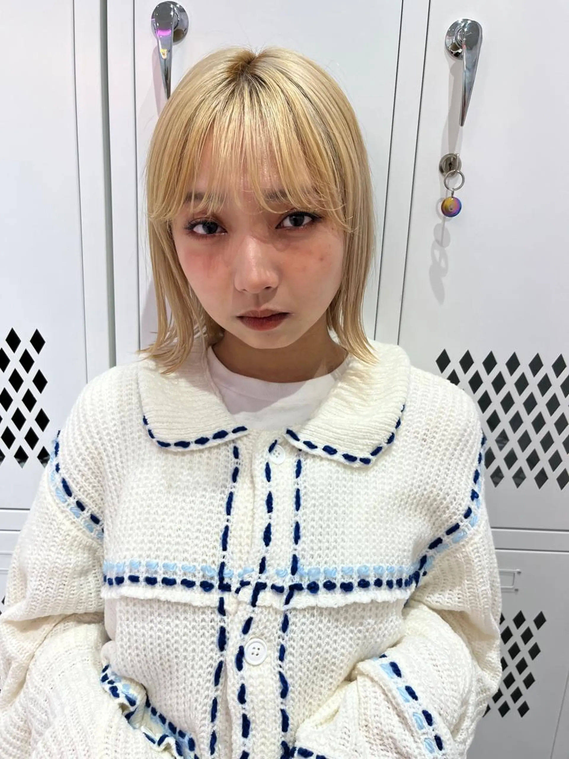 ミディアム カット ヘアカラー トリートメント ace share salon所属・Yurina 💖透明感カラー💖のヘアスタイル