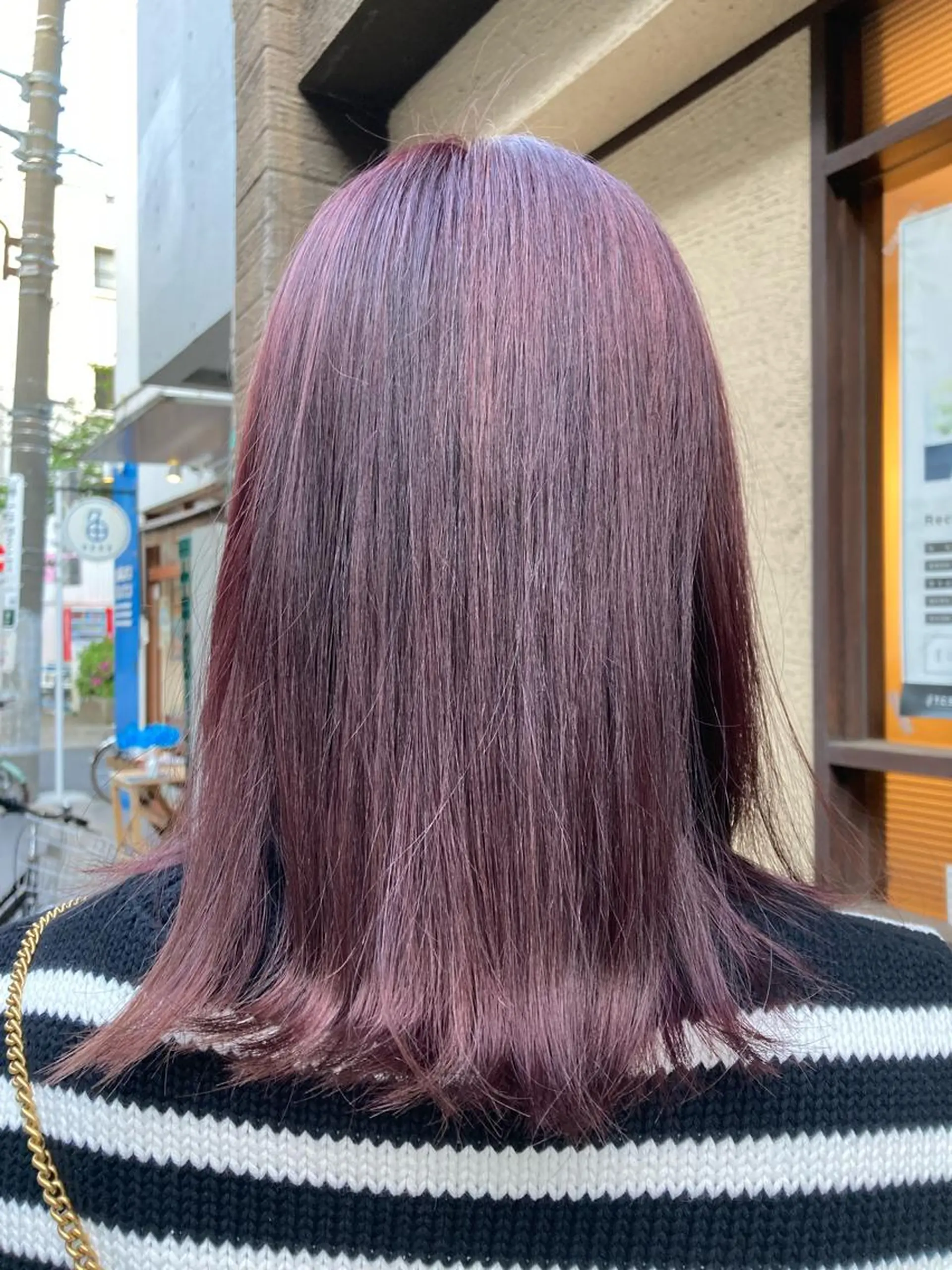 セミロング ピンクラベンダー Porte所属・疋田(ひきた)真由 🐶東京/都立大学のヘアスタイル