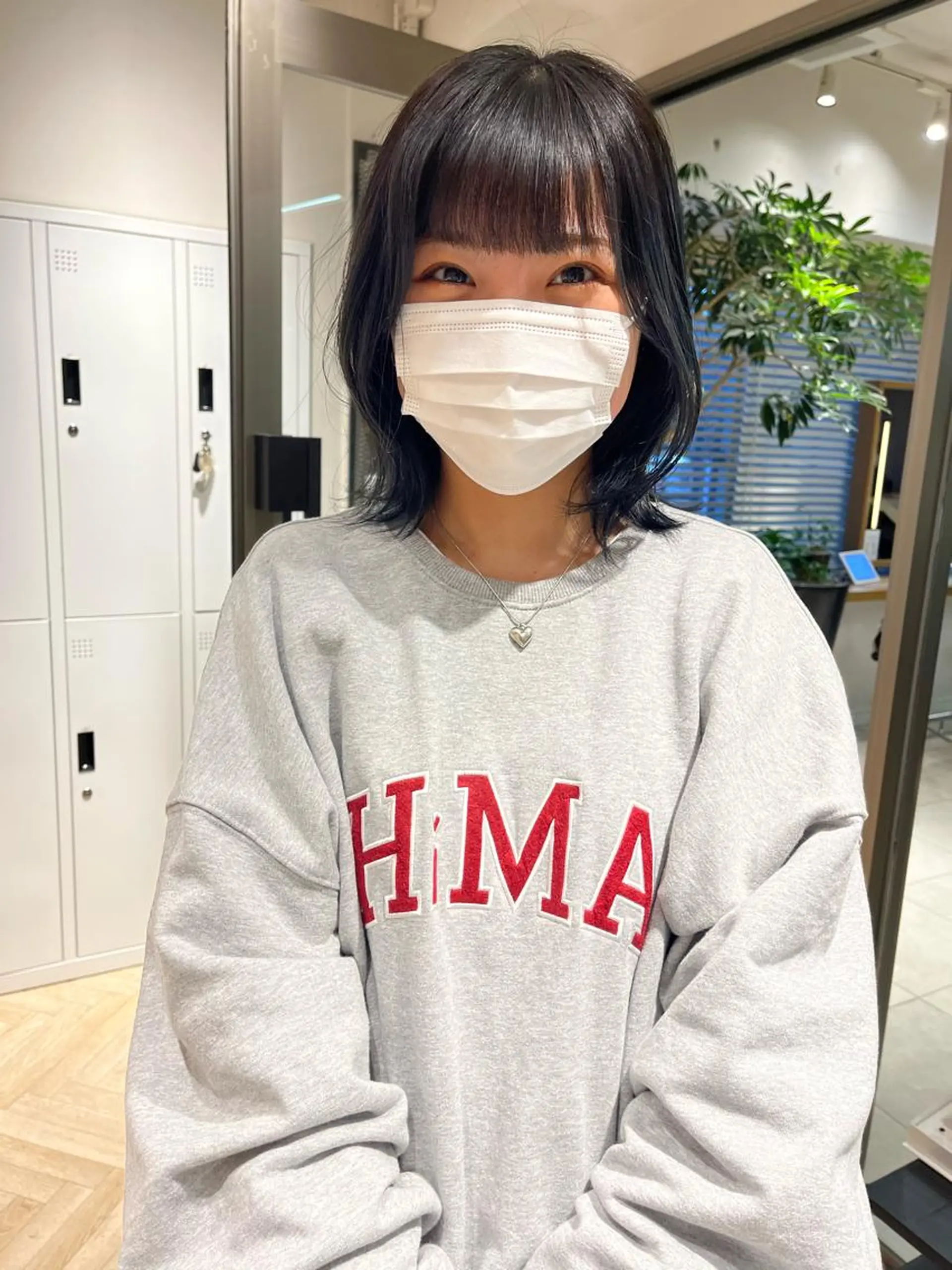 ミディアム カラー ヘアアレンジ 韓国風ヘア カット ヘアカラー トリートメント ヘアセット 🌷ボブ/髪質改善 ストレートのヘアスタイル