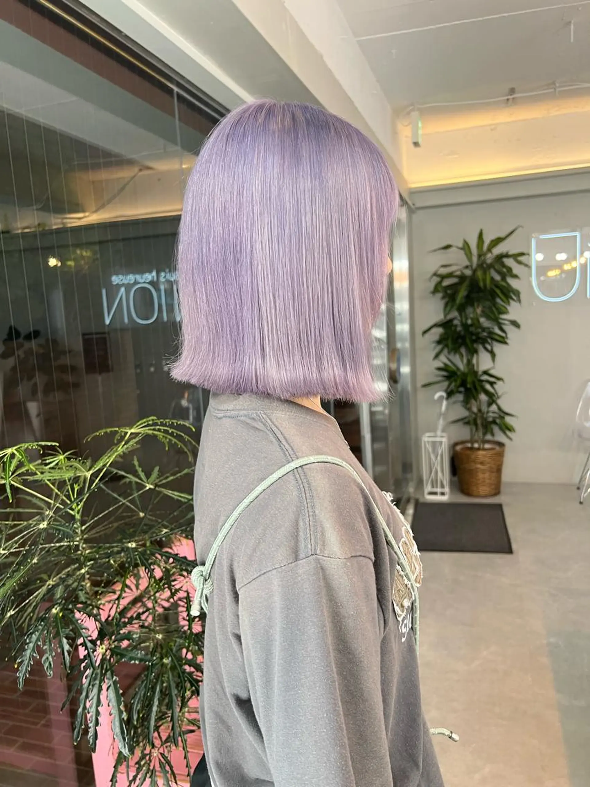 ミディアム パープルカラー je suis heureuse所属・ハイライトカラー 🌀ゆい❣️のヘアスタイル