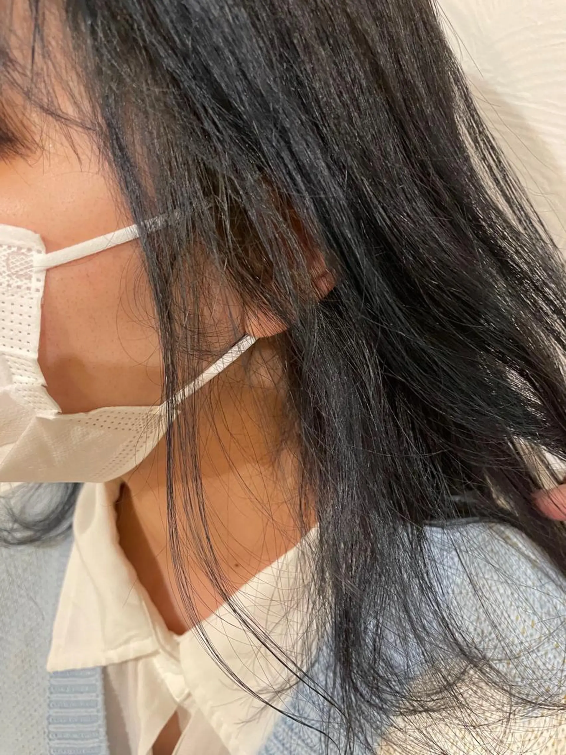 ロング 仙台ブリーチカラー デザインカラーあすかのヘアスタイル