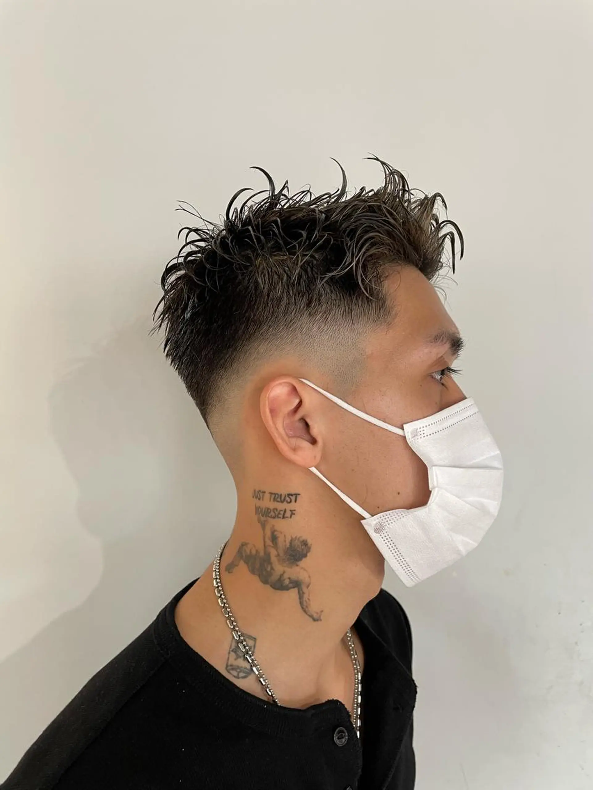 ショート カラー メンズ THE MAN Leverage New York所属・大村 大心のヘアスタイル