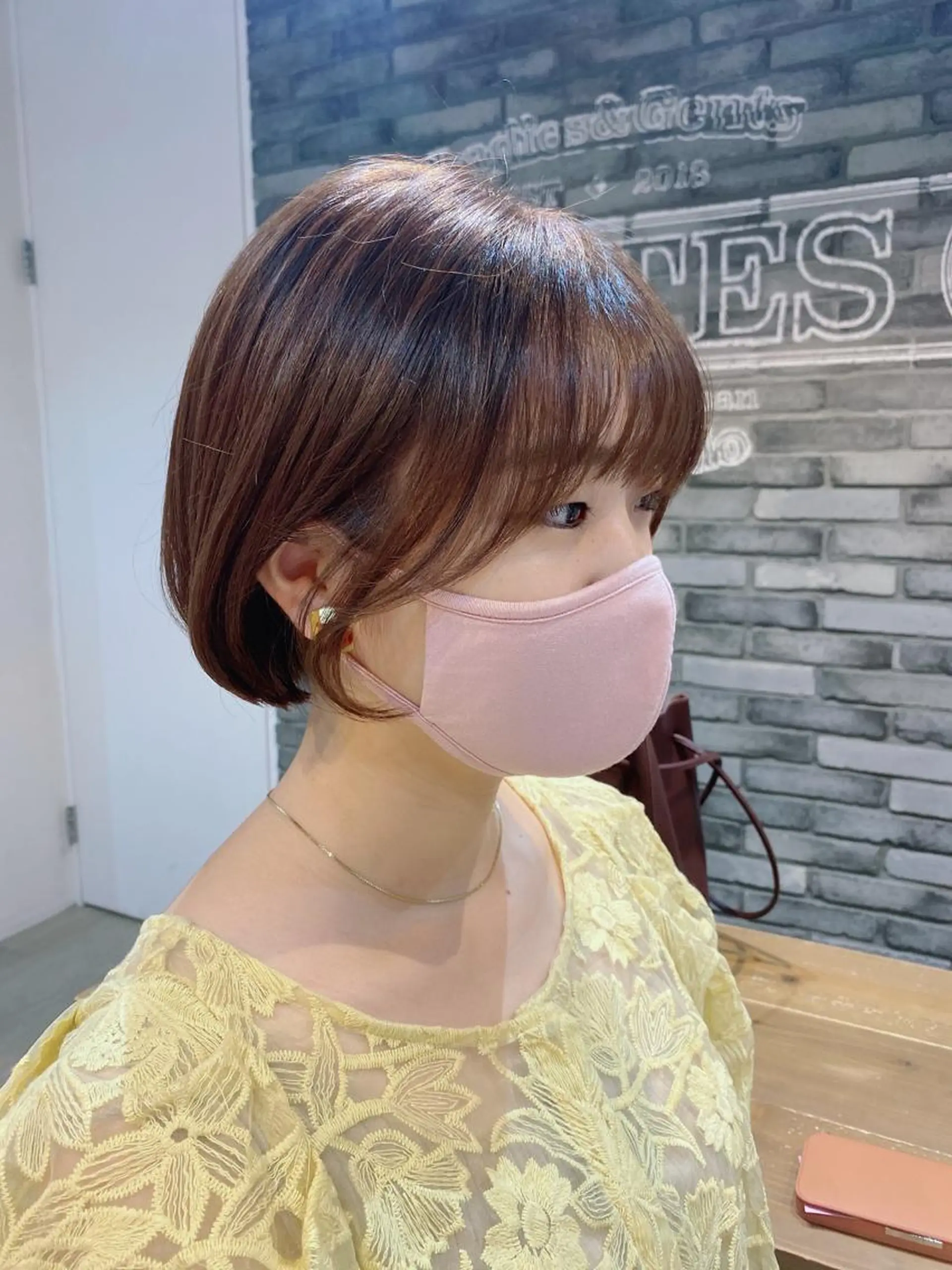 ショート 学生 韓国風ヘア おくれ毛 ショートヘア 韓国ヘア☁️ mitsukiのヘアスタイル