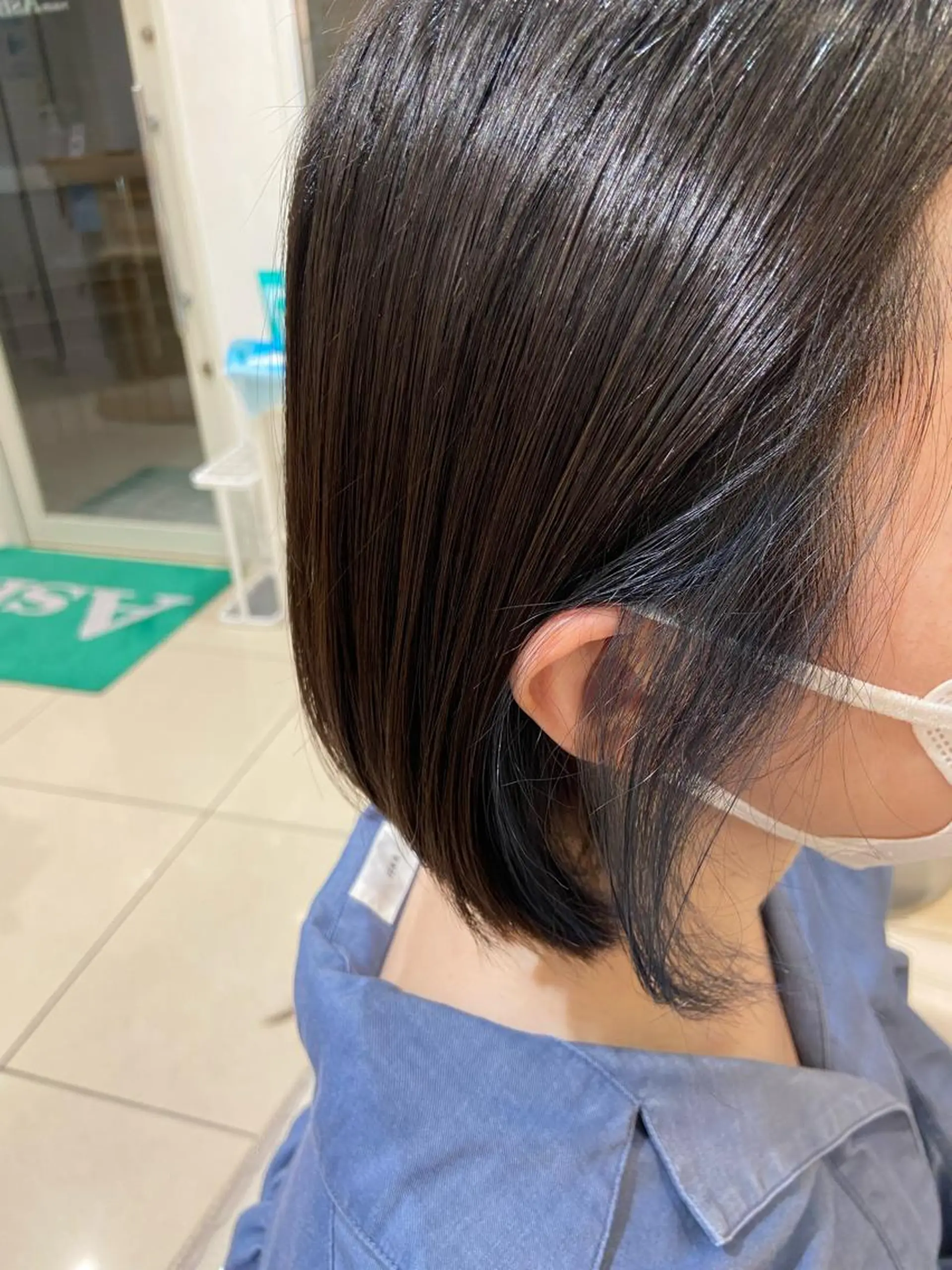 ミディアム 縮毛矯正 30代からの大人 ショートのヘアスタイル