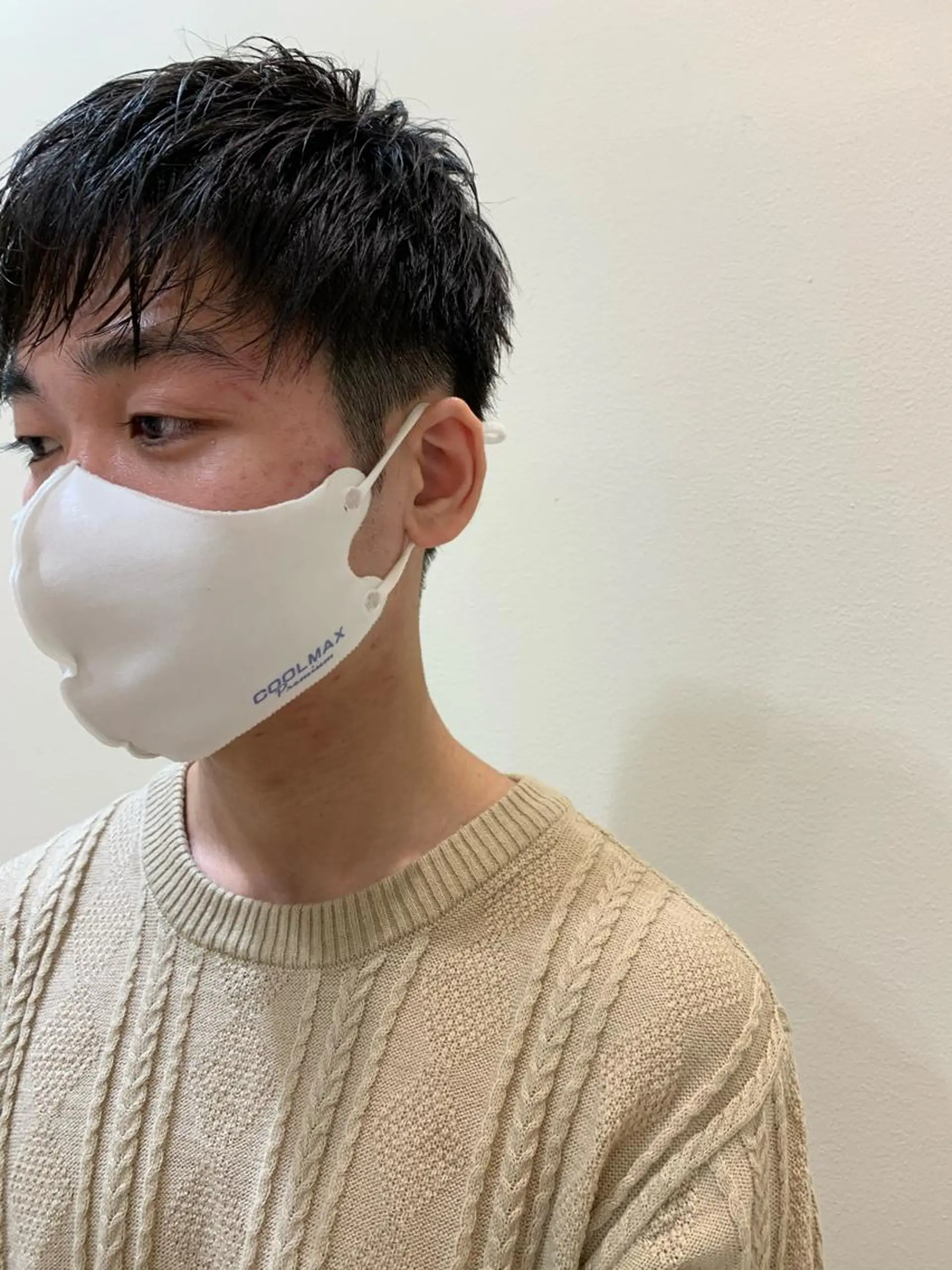 ショート メンズ R-5 shonandai所属・🍋透け感カラー🍃 オリーブ🍐Kahoのヘアスタイル