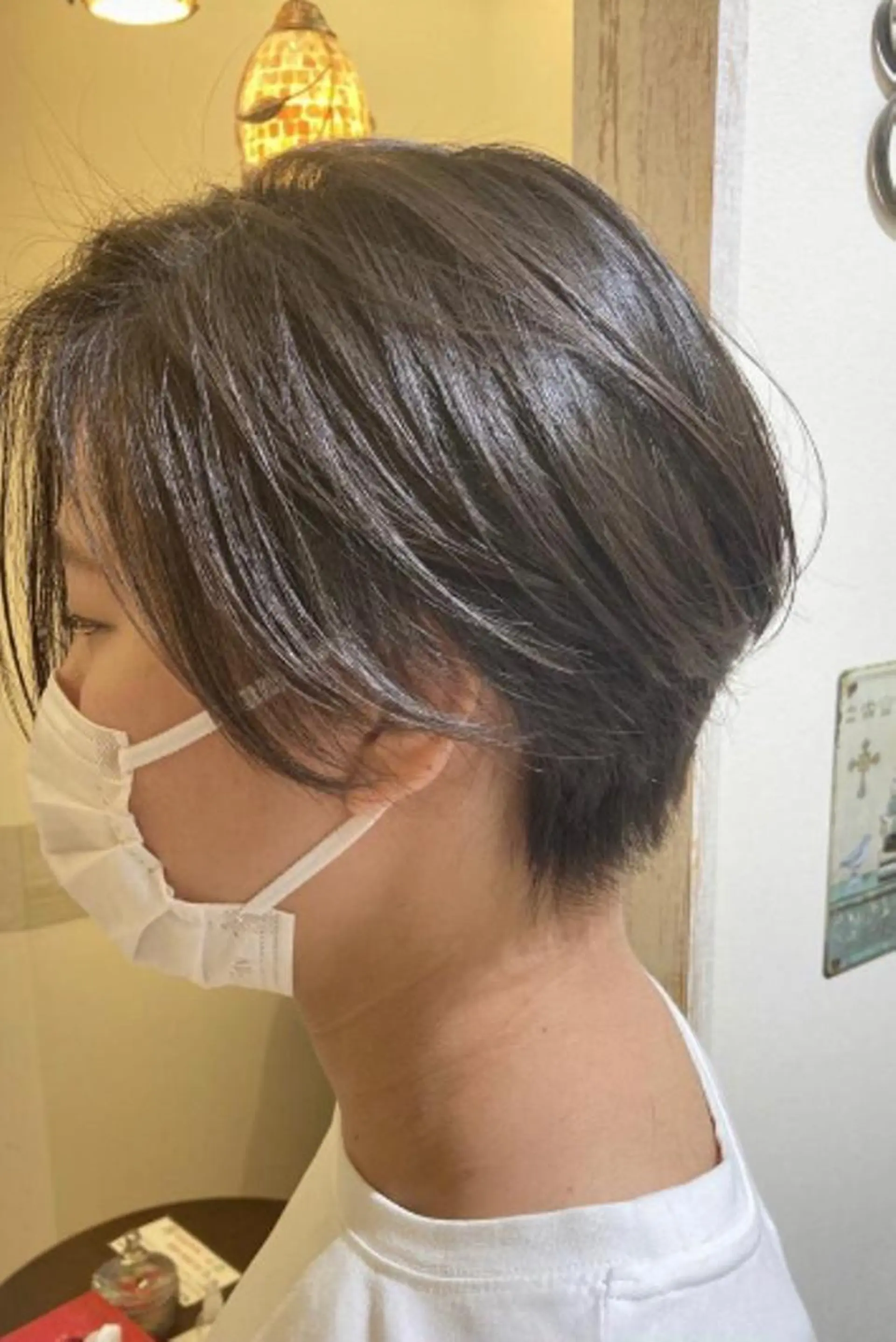 ショート ショートボブ ボブ ショートヘア 佐藤 睦月のヘアスタイル
