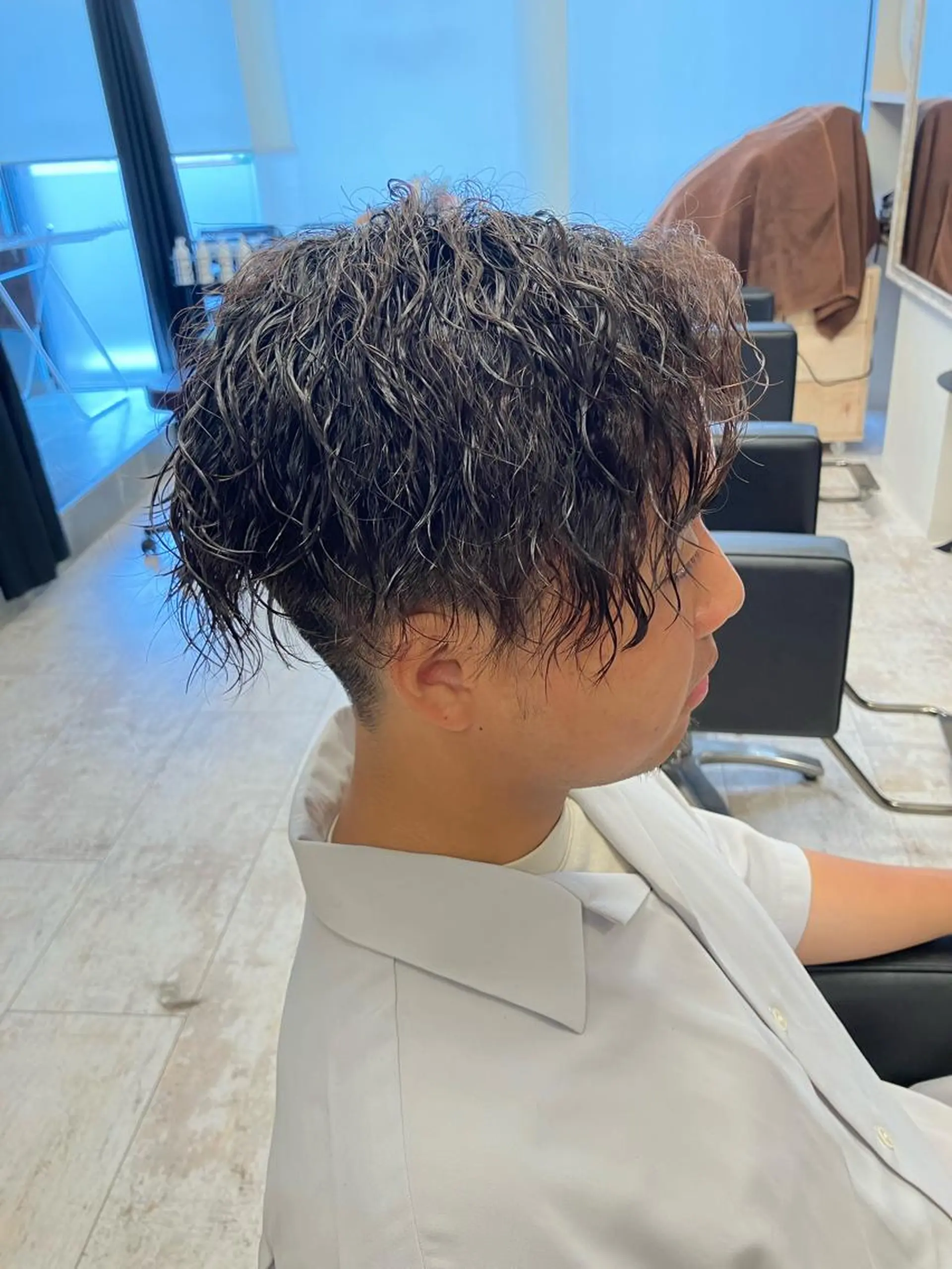 パーマ メンズ カット パーマ メンズ特化/パーマ/ フェードWATARUのヘアスタイル