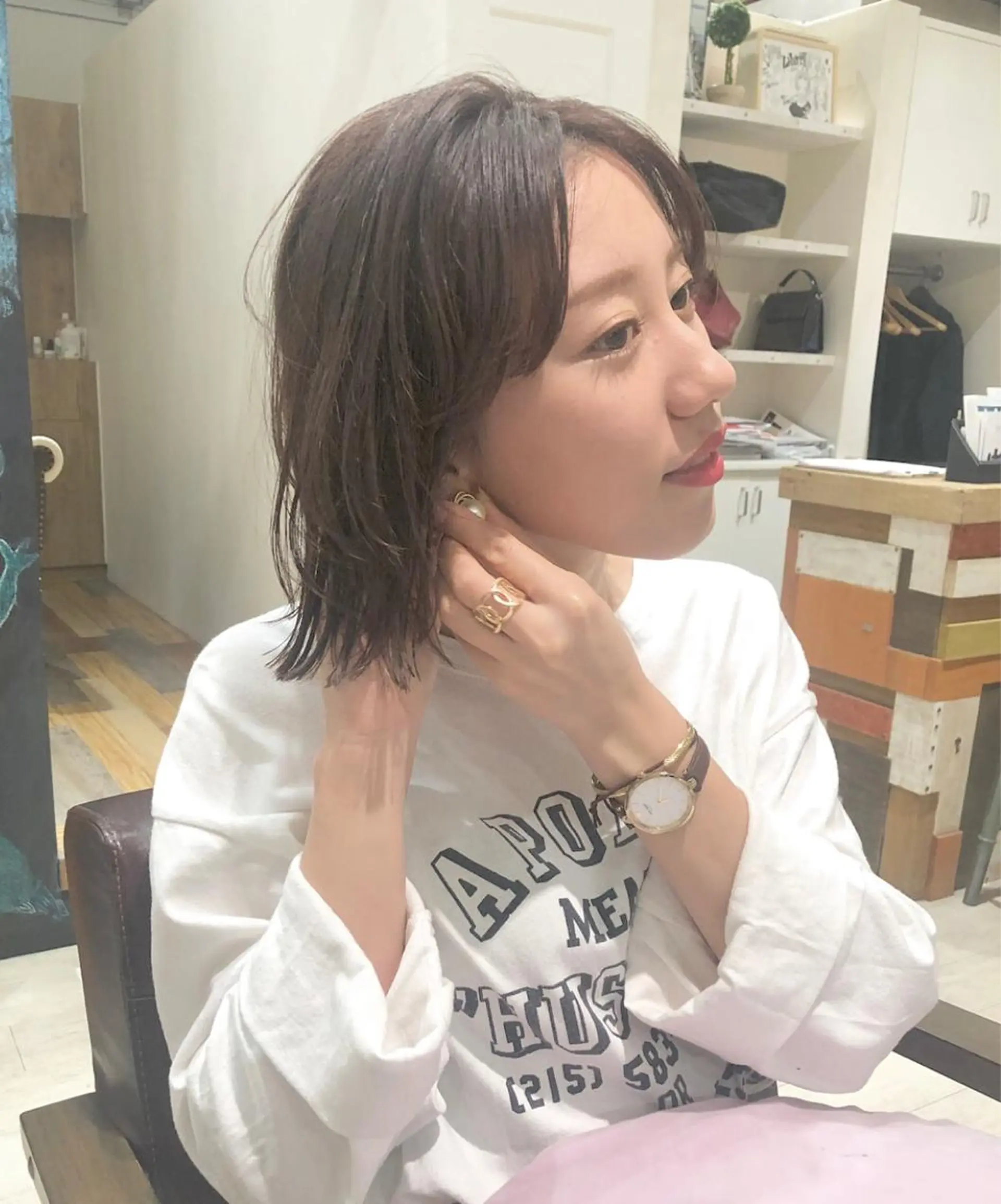 ショート カラー nakahara madokaのヘアスタイル