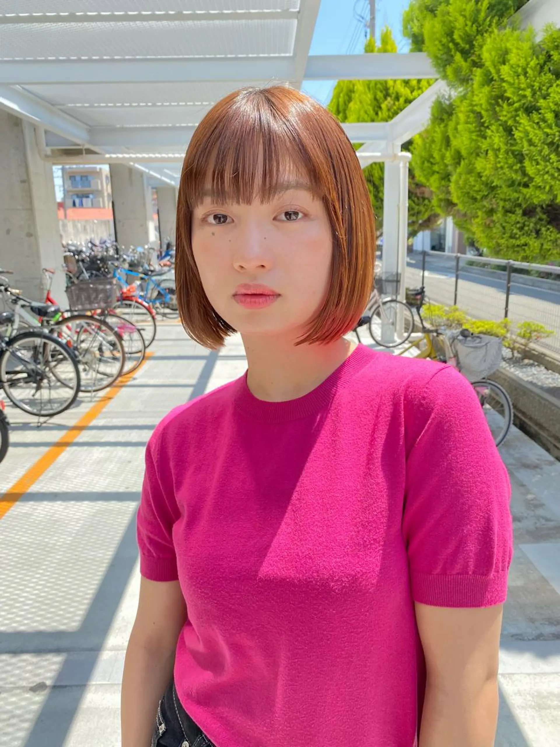 ショート カット ヘアカラー トリートメント CHAINON 木原崇了のヘアスタイル