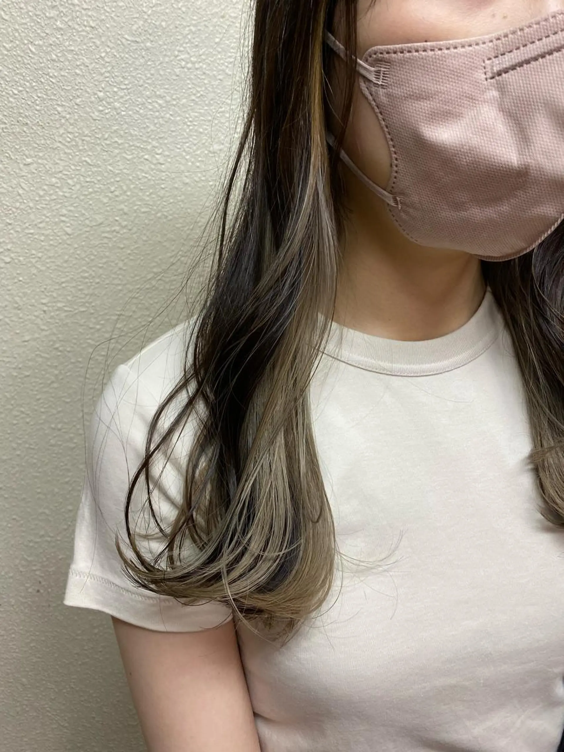ロング カラー カット ヘアカラー トリートメント ikeda shioriのヘアスタイル