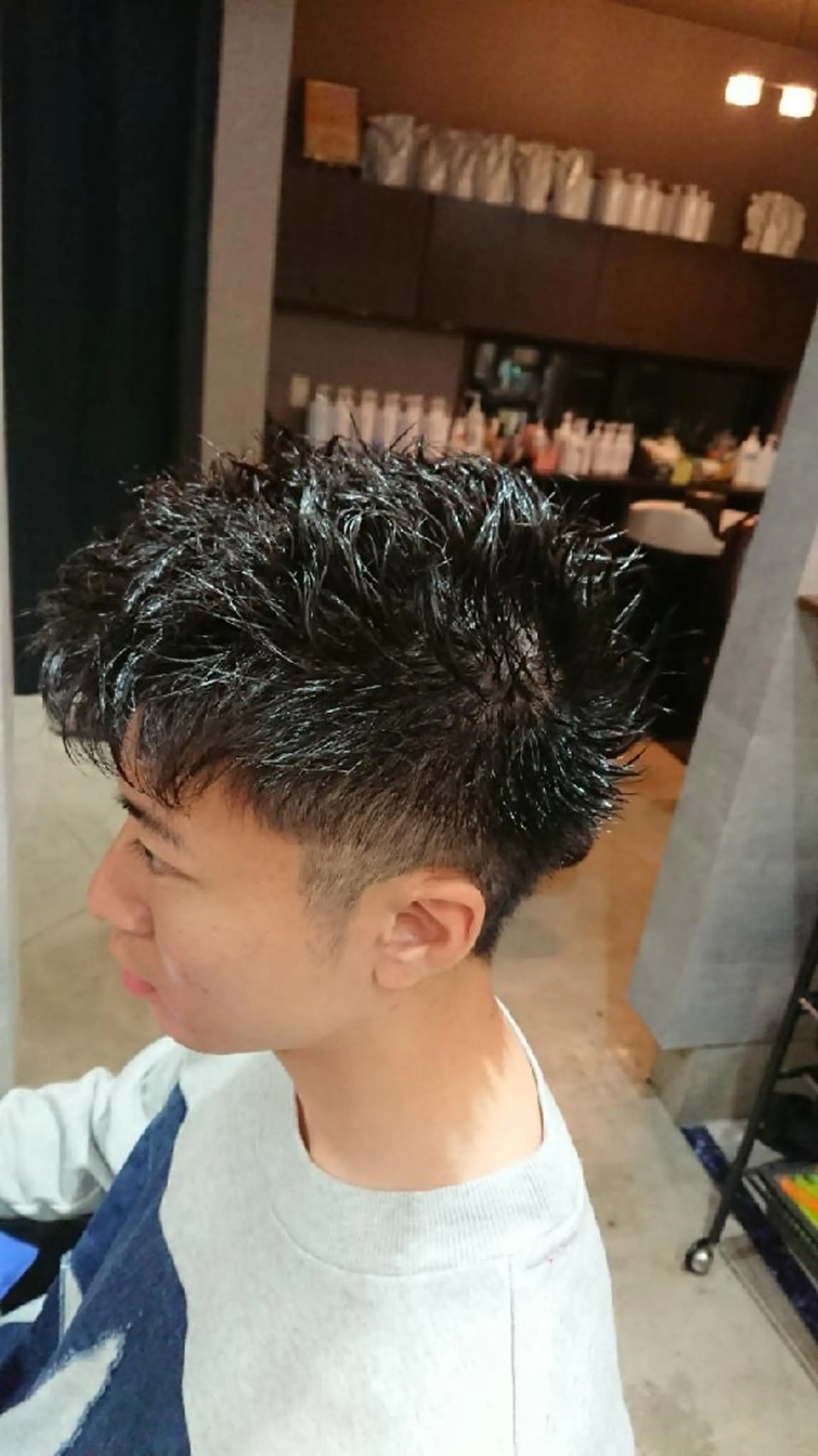 メンズ パーマ 浅野  勇貴のヘアスタイル